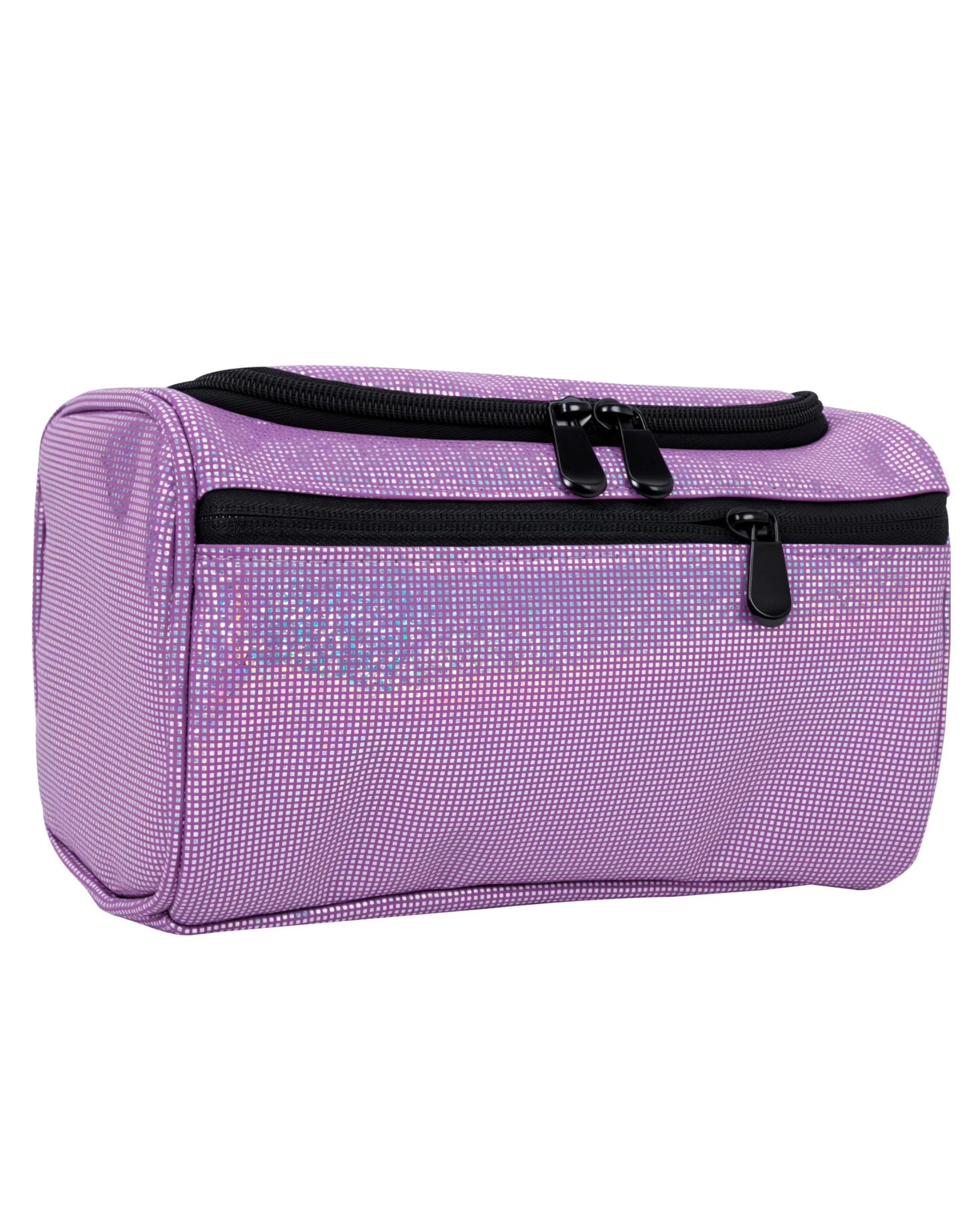 5 Advwin 26" Rolling Dance Bag with Instant Changing Design Glitter - Purple, 5 of 10