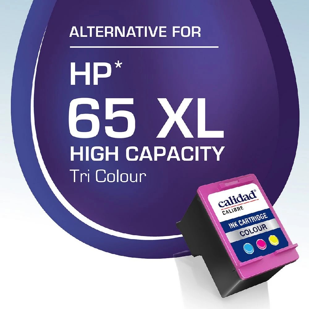 2 Calidad Compatible HP 65XL Ink Cartridge Tri colour, 2 of 7