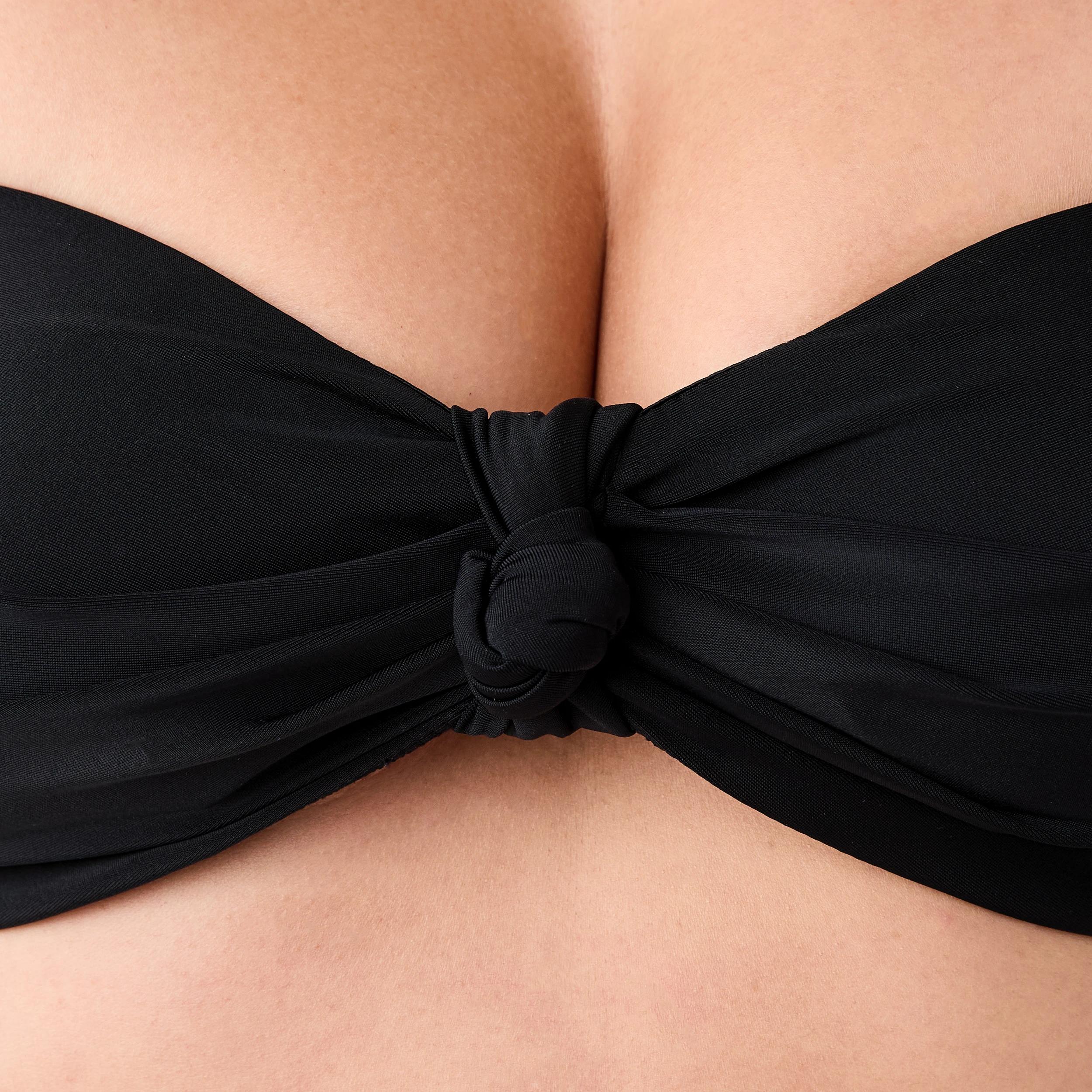 7 Bandeau Bikini Top Black, 7 of 9