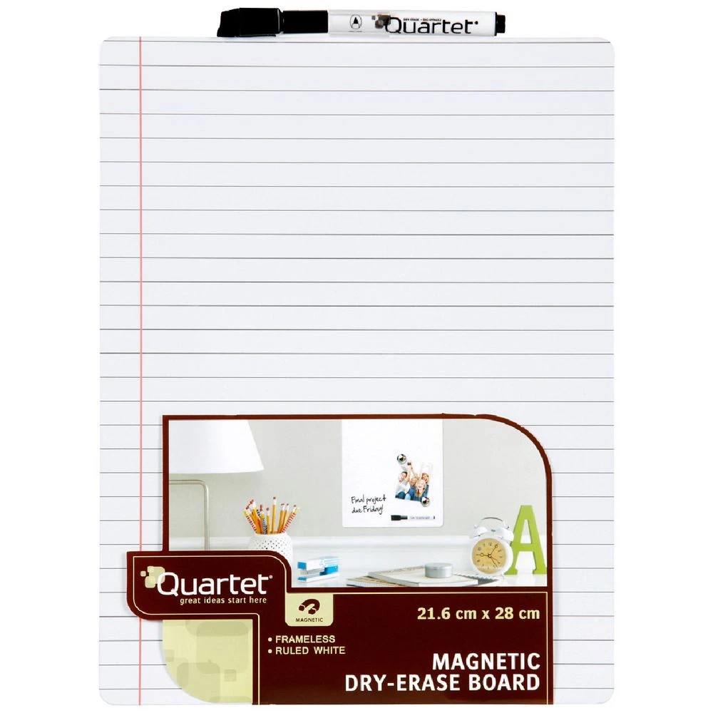 1 Quartet Magnetic Ruled To-Do List Board White, 1 of 1