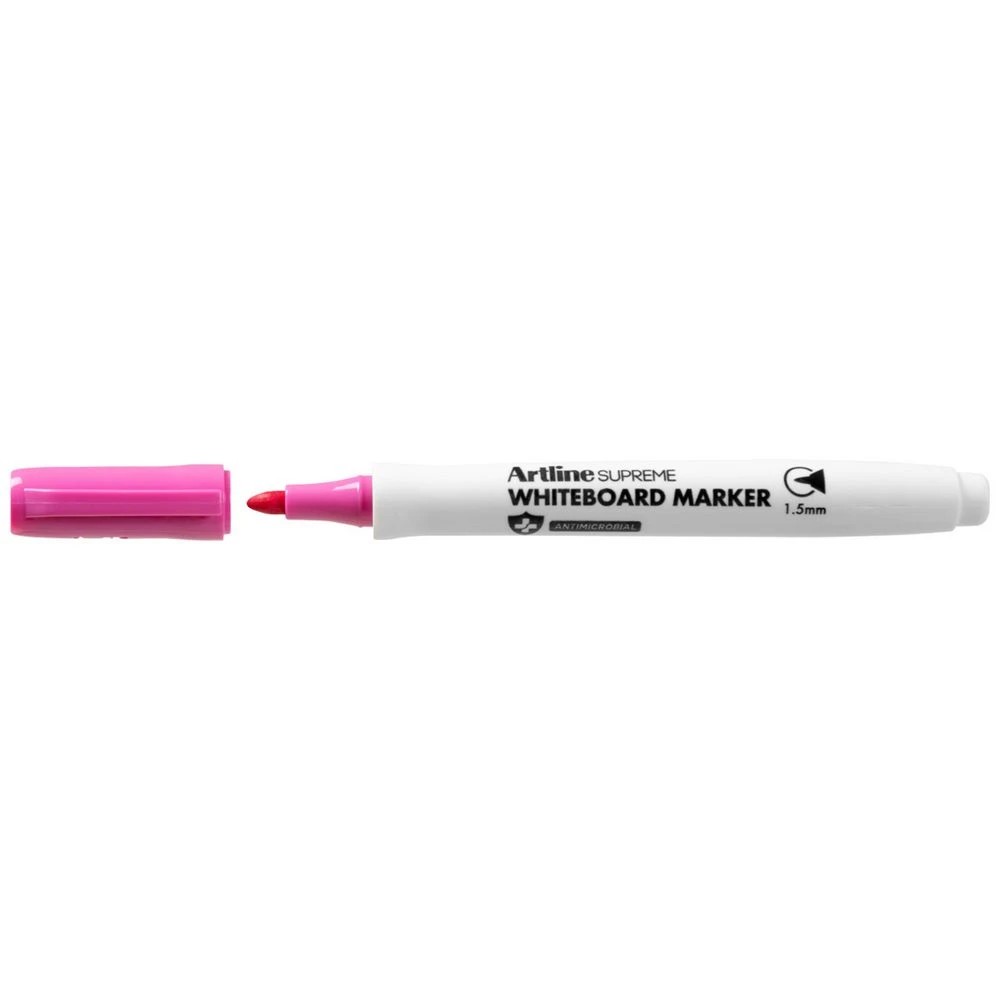 1 Artline Supreme Whiteboard Marker Bullet Pink, 1 of 3