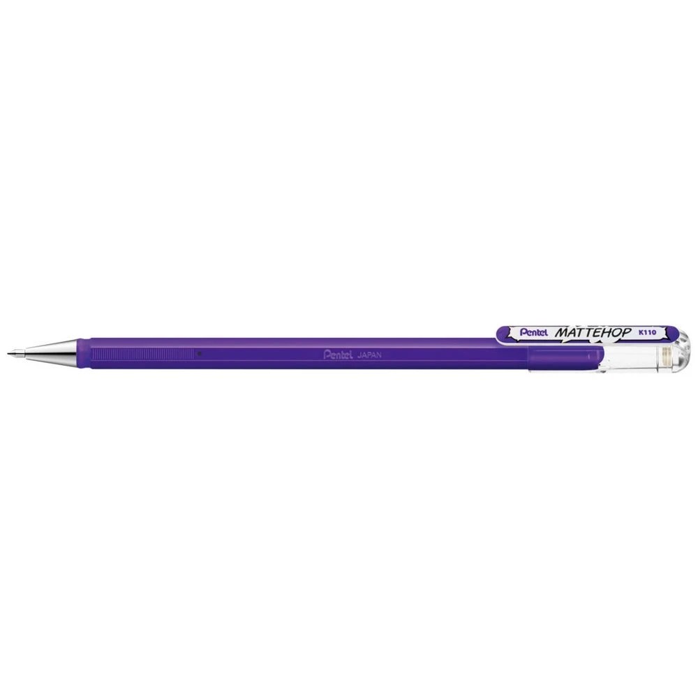 2 Pentel Mattehop Gel Pen 1.0mm Violet, 2 of 2
