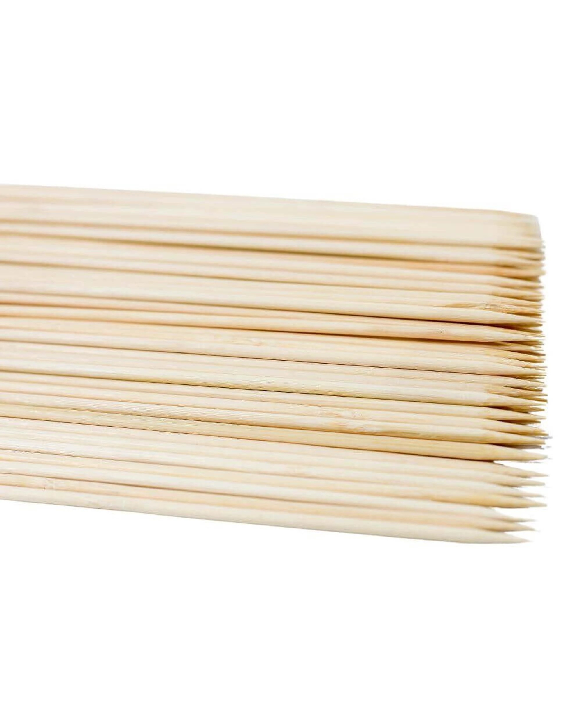 3 Flaming Coals Wooden Bamboo Skewers - 100 pack, 3 of 10