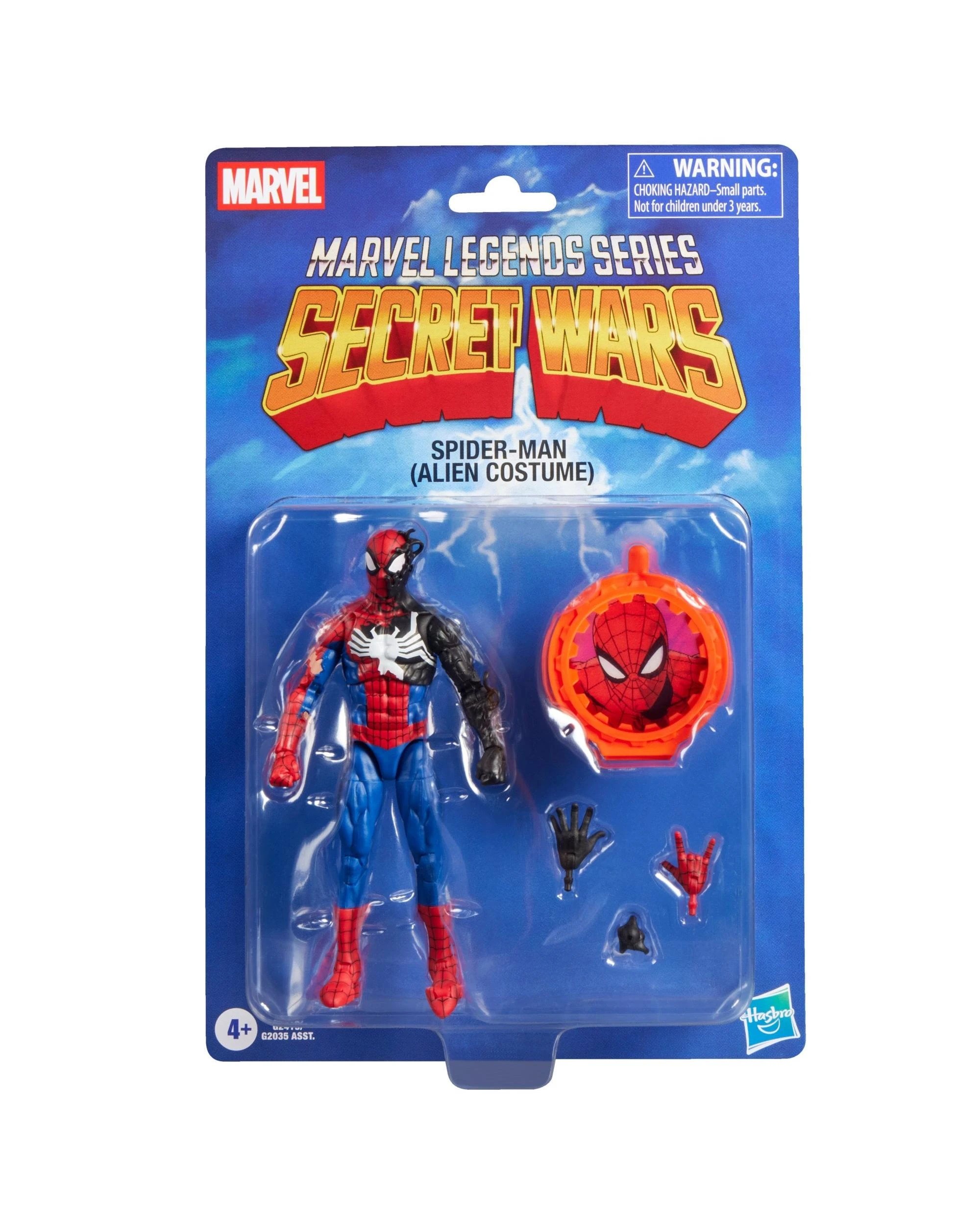 1 Marvel Legends Series: Secret Wars Spider-Man - Alien Costume -  Action Figure, 1 of 10