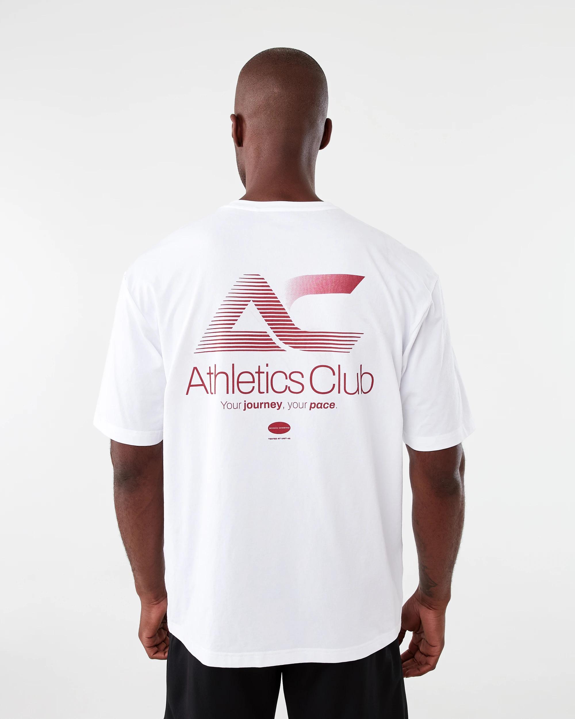 3 Active Mens Oversized Graphic T-shirt White, 3 of 7