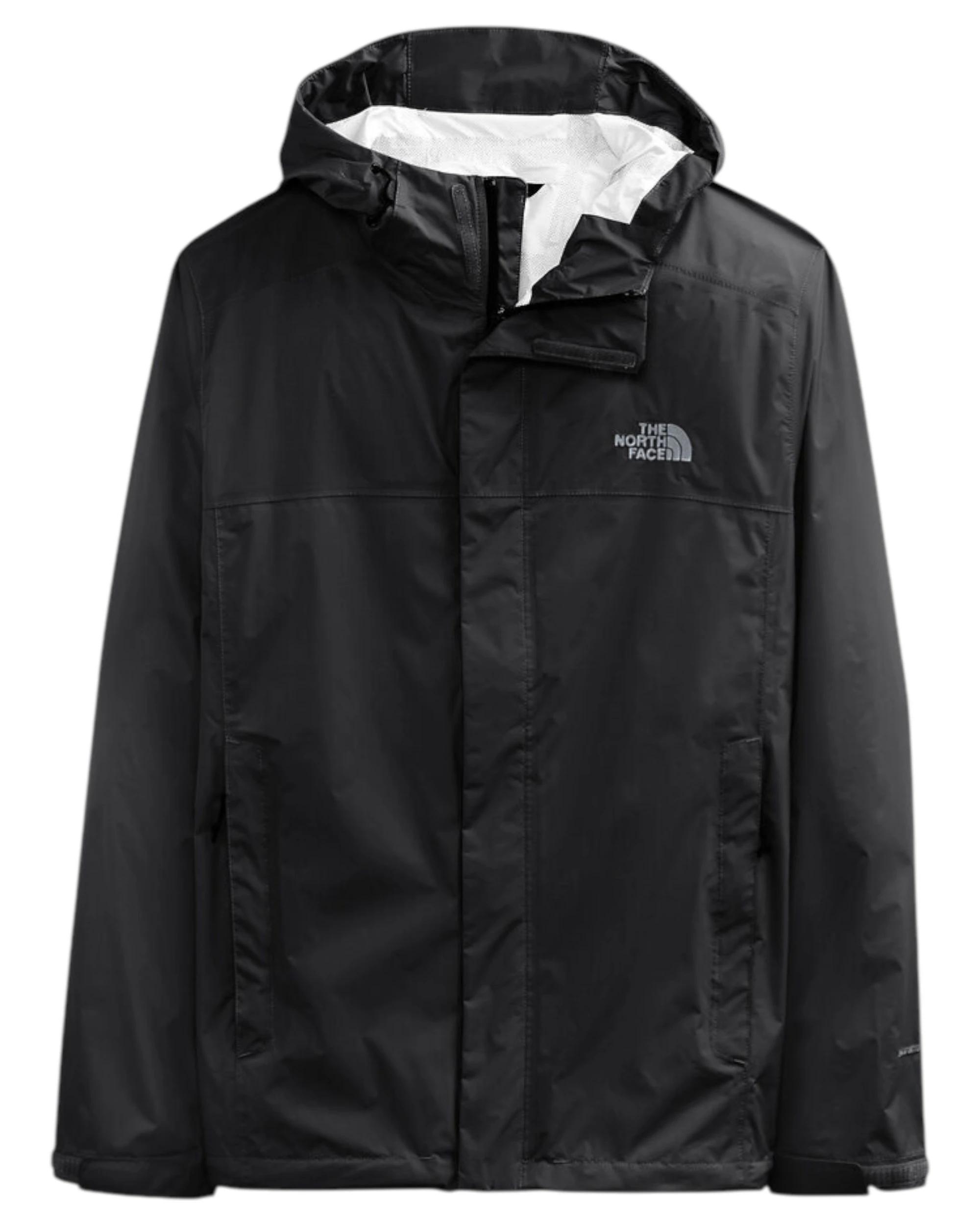 1 The North Face Mens Venture 2 Jacket Tnf Black/Tnf Black/Mid Grey Tnf Black/tnf Black/mid Grey, 1 of 6