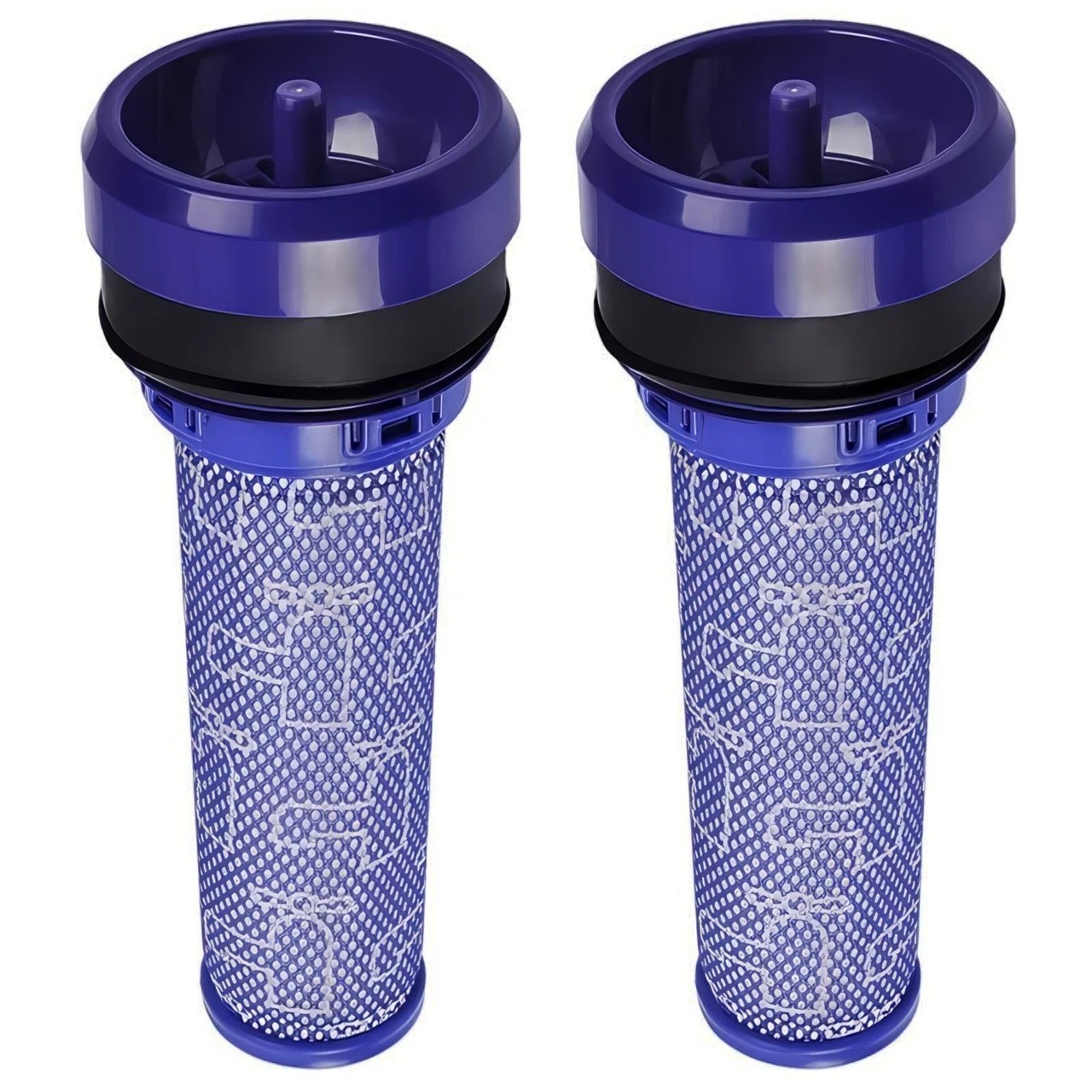 1 Hygieia 2pk Pre Motor Filters For Dyson DC37 DC39 Canister Vacuum Cleaners - Purple, 1 of 7