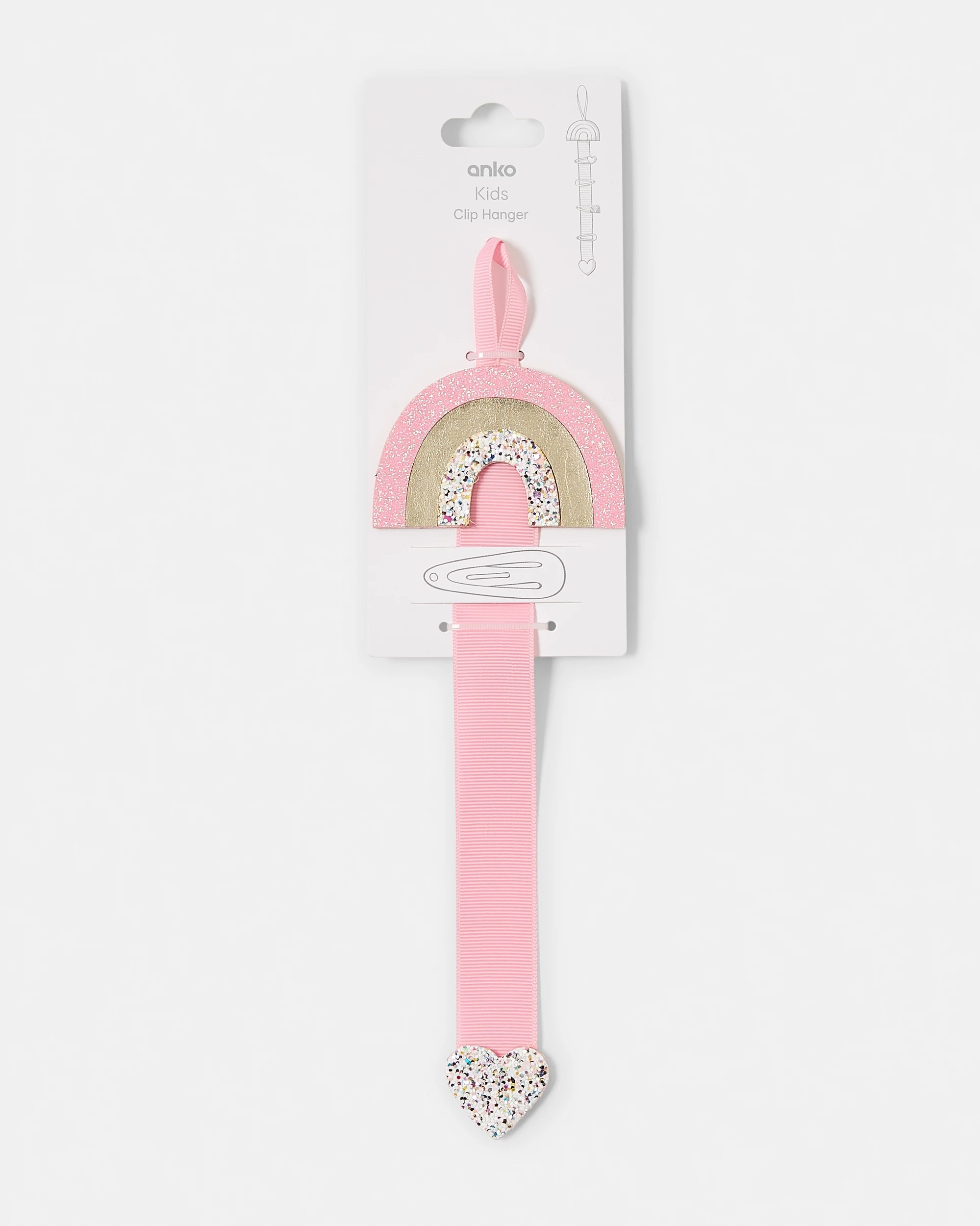 3 Hair Clip Holder - Rainbow, 3 of 3