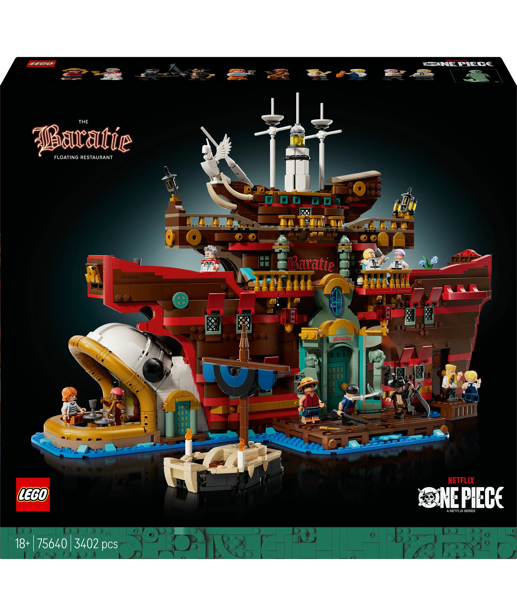 1 LEGO ONE PIECE The Baratie Floating Restaurant 75640, 1 of 10