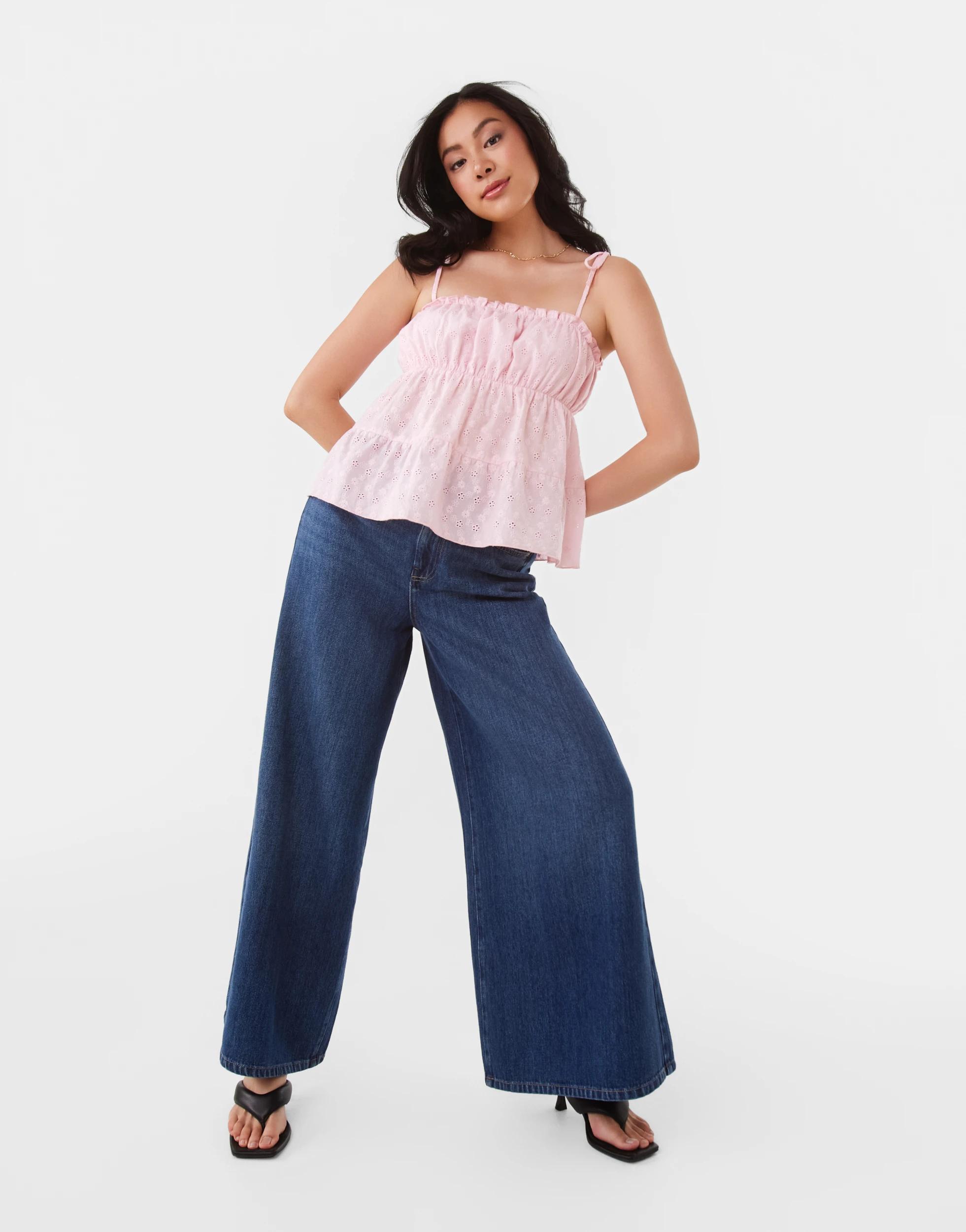 3 Palazzo Jeans Dark Wash, 3 of 9