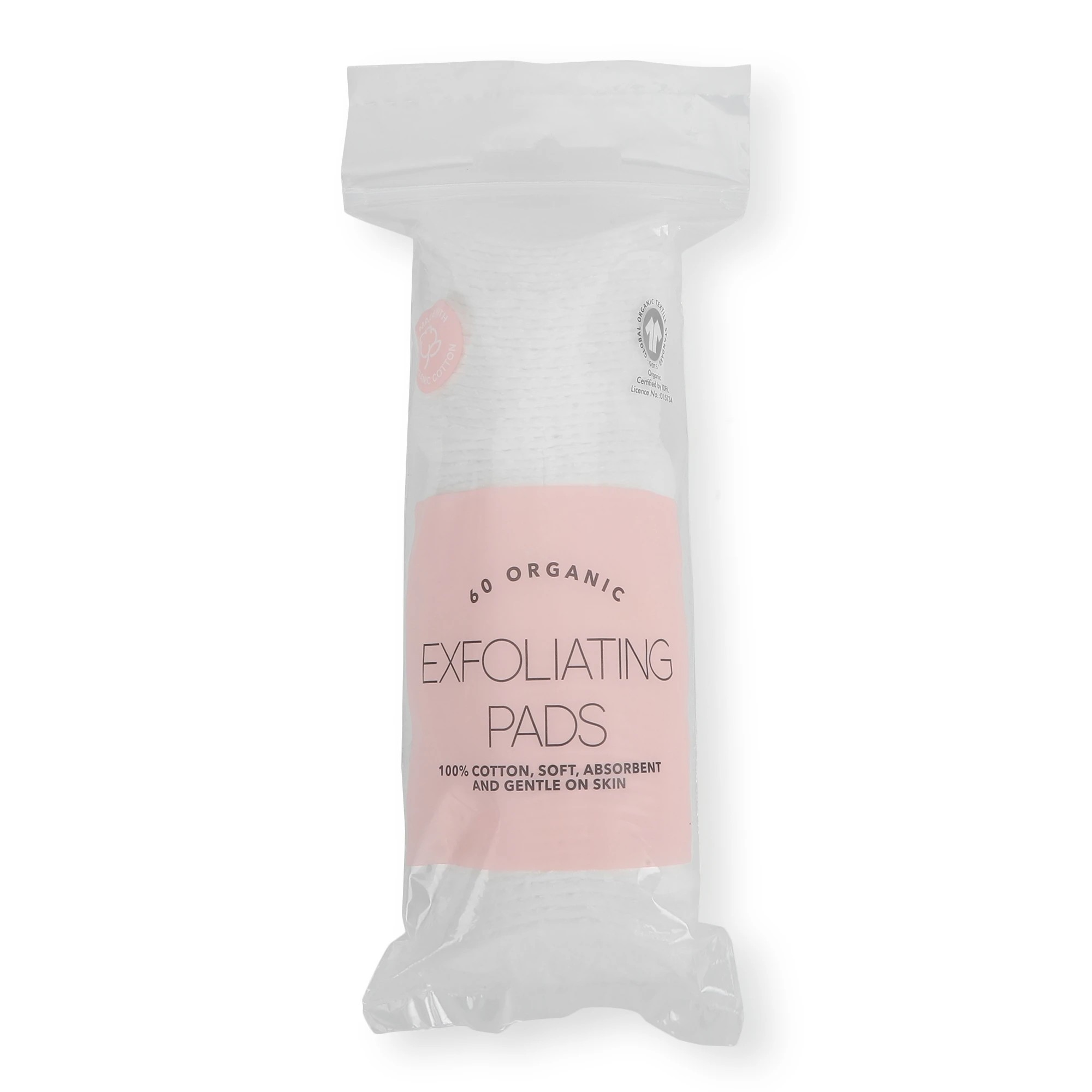 1 60 Pack Exfoliating Cotton Pads, 1 of 5