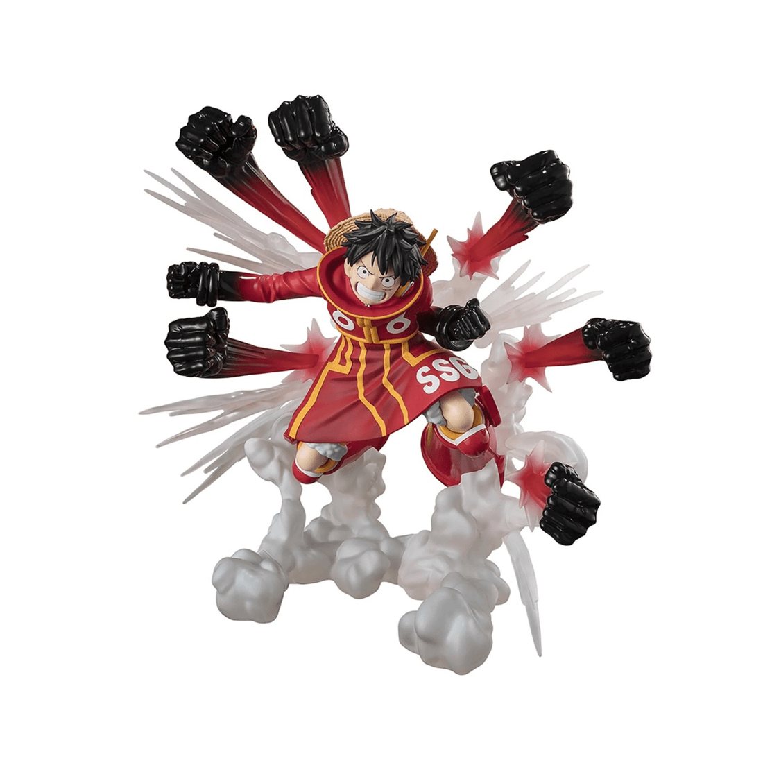 1 Bandai Tamashii Nations FiguartsZero Extra Battle One Piece Monkey D Luffy Gum Gum Hawk Gatling Figure, 1 of 6
