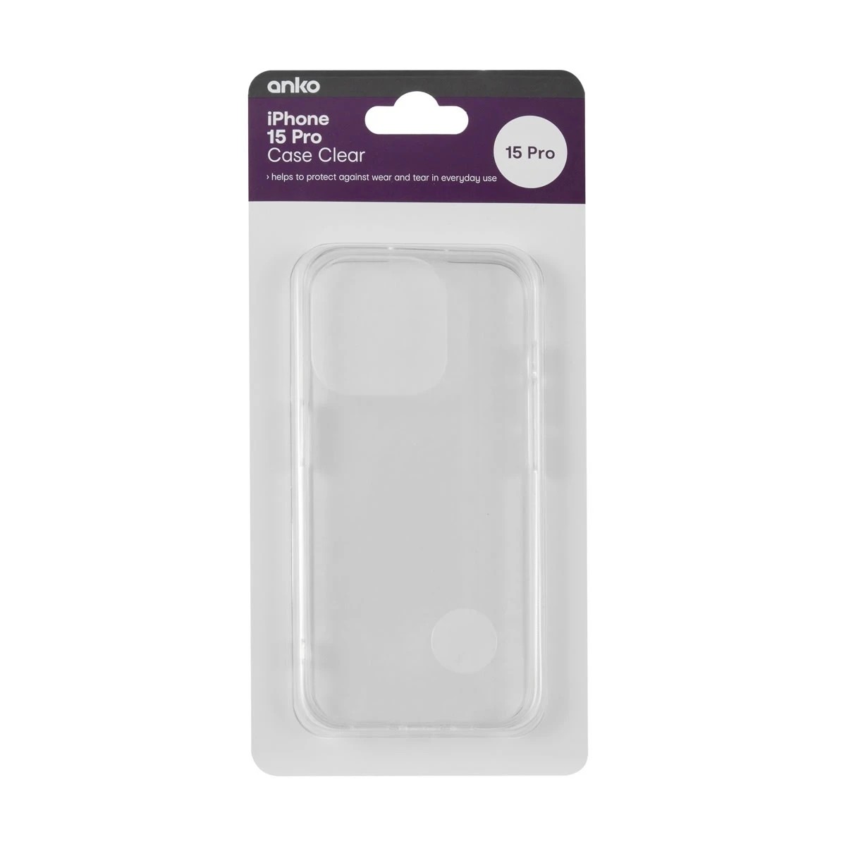 6 iPhone 15 Pro Case - Clear, 6 of 6