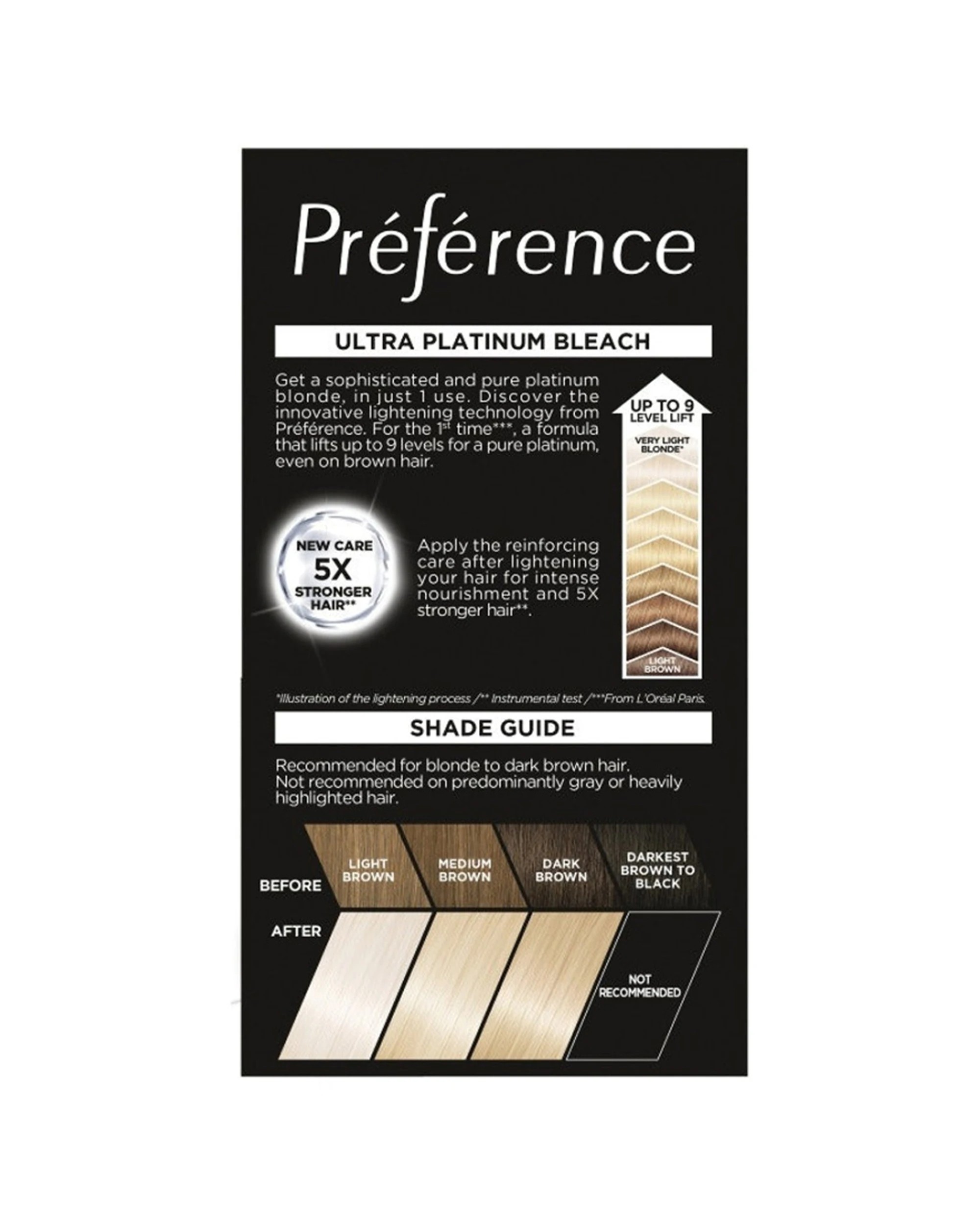 3 Loreal Preference Ultra Platinum 9 Level Lift Bleach, 3 of 5
