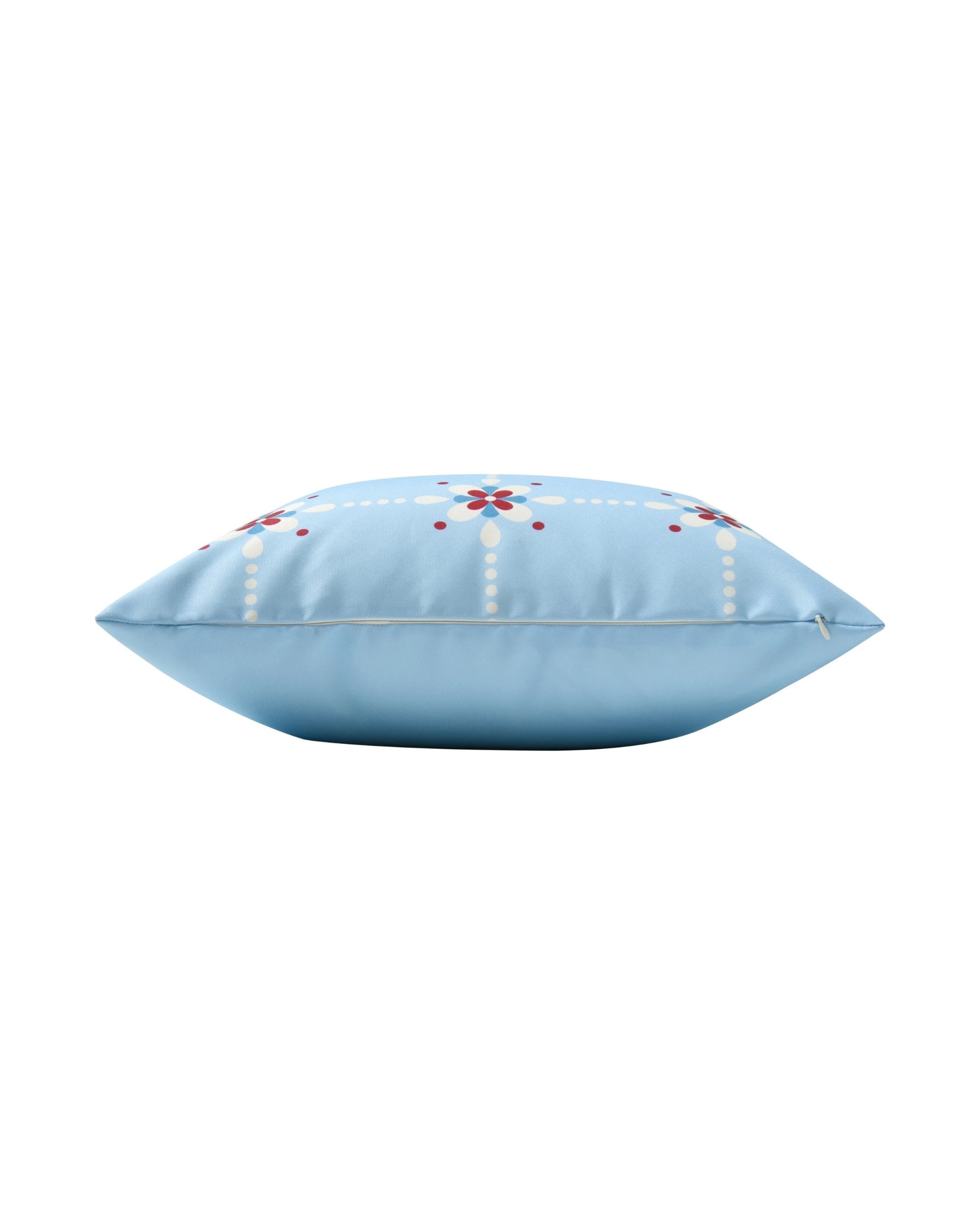 4 Vibes Fiore Printed Outdoor Cushion 50x50cm - Sky Blue, 4 of 8