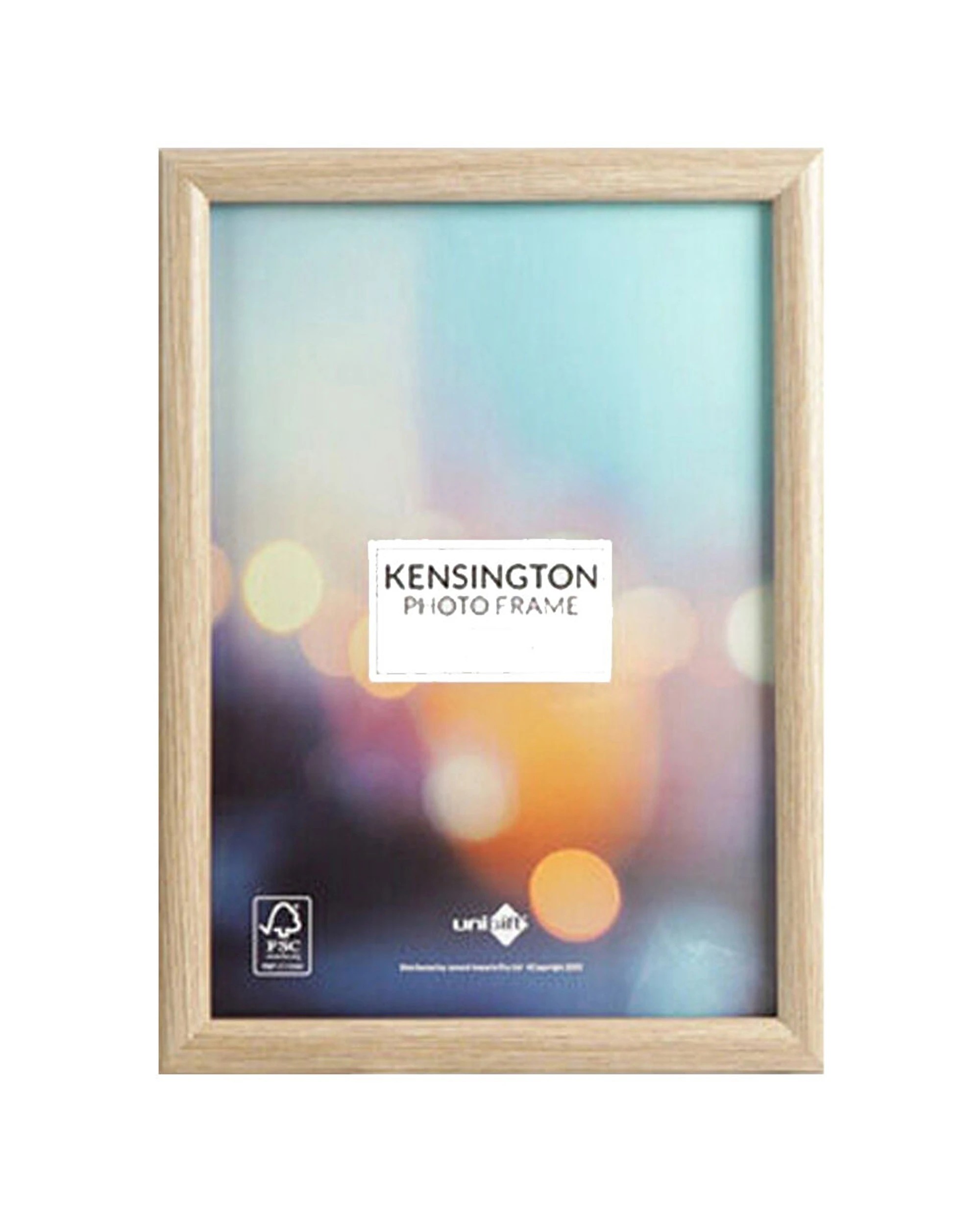 1 Unigift Kensington Wooden Glass Picture Photo Frame 20x25cm - Multi, 1 of 2