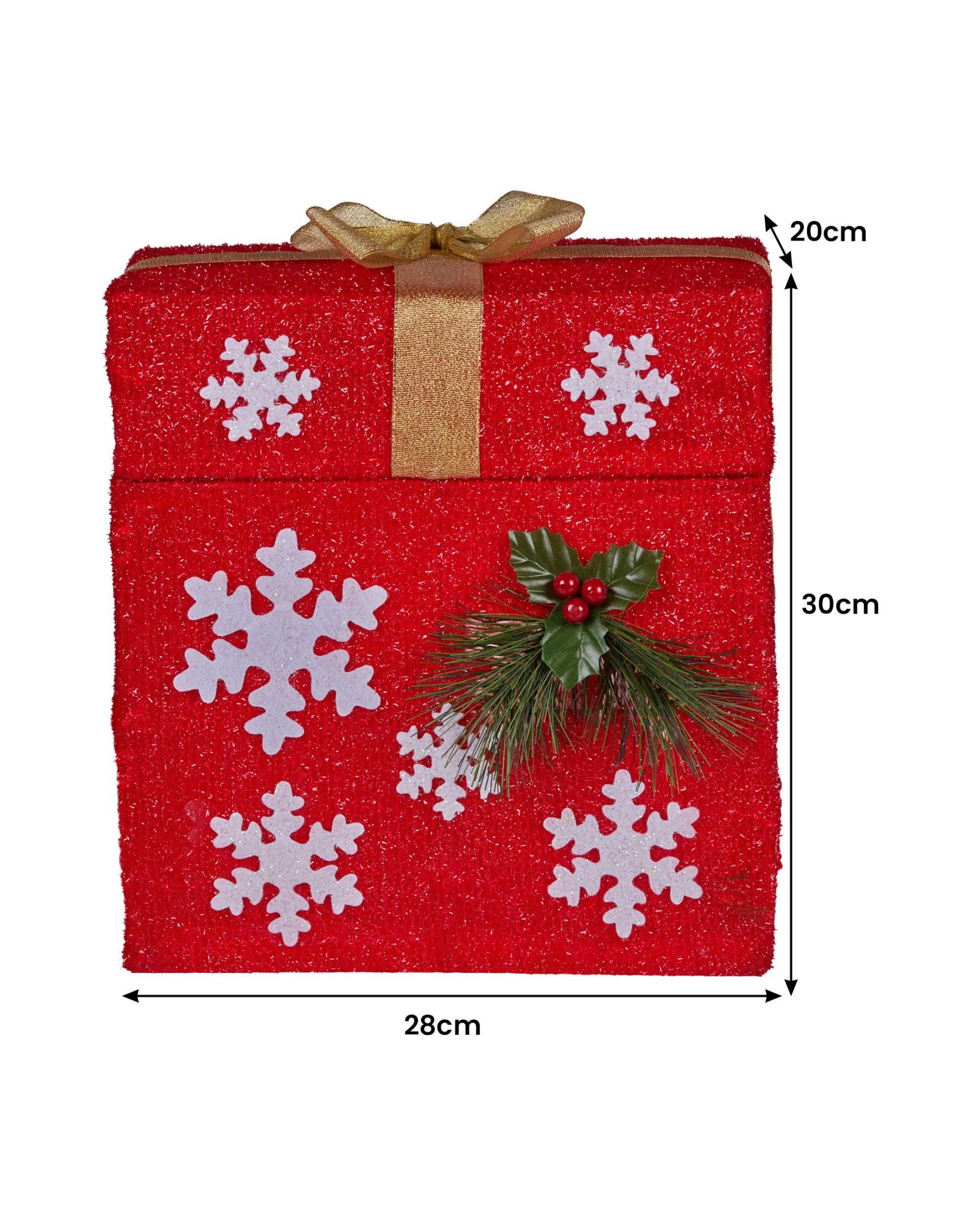 3 Christabelle Animated Santa Gift Box LED Christmas Tree Decoration Xmas Ornament, 3 of 4