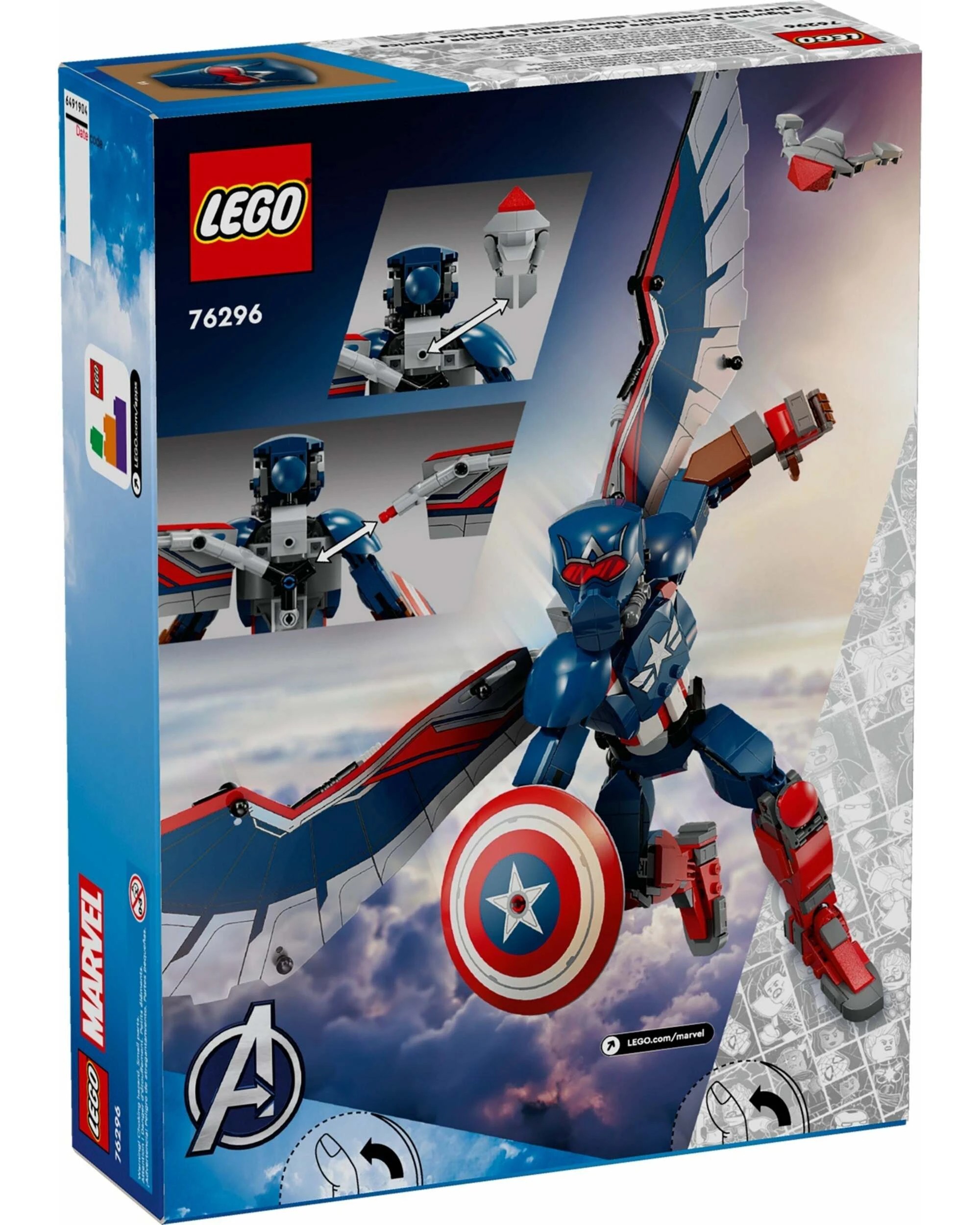 1 LEGO Marvel 76295 Captain America Construction Figure, 1 of 5