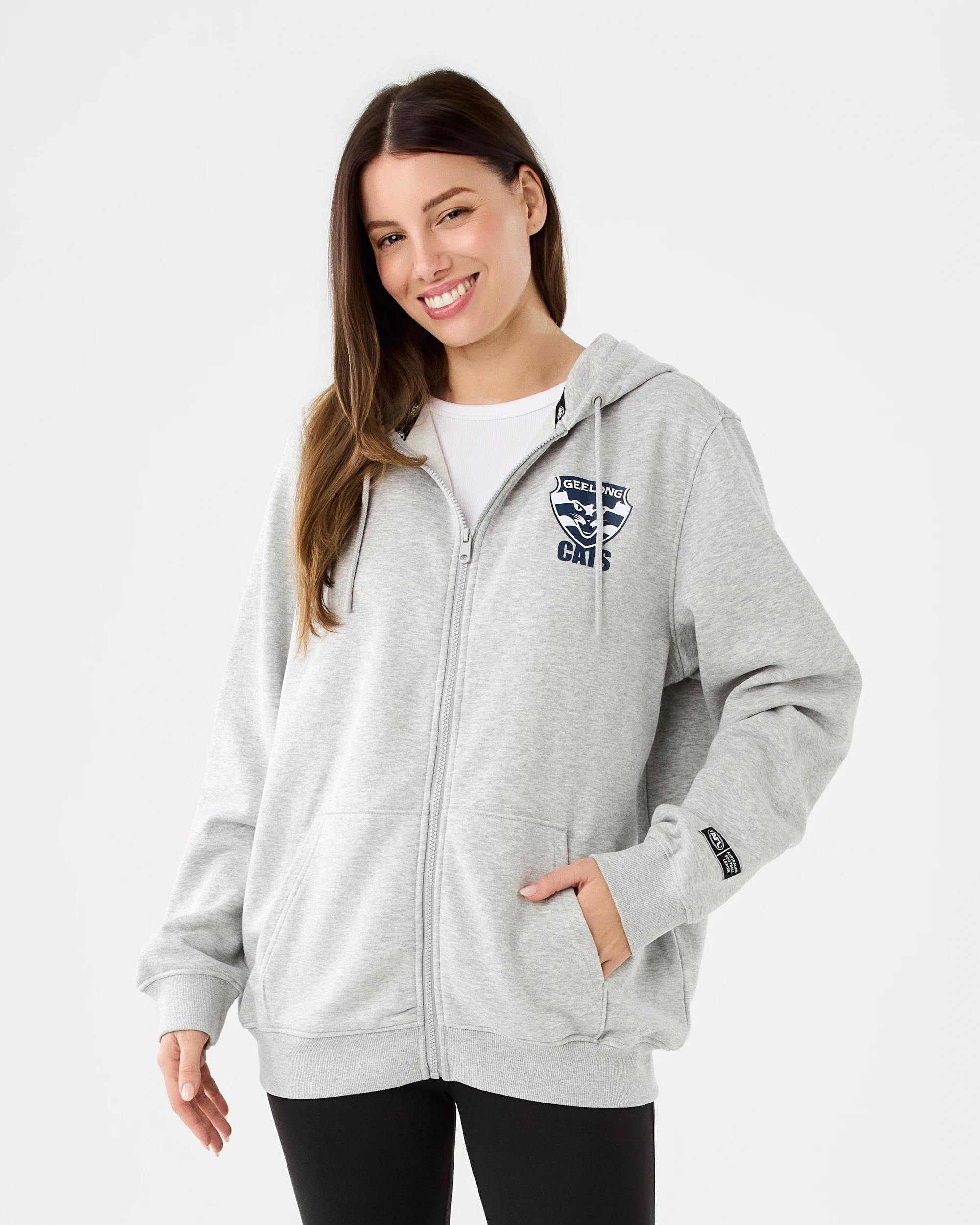 1 Official AFL Adult Zip Through Hoodie Geelong, 1 of 7