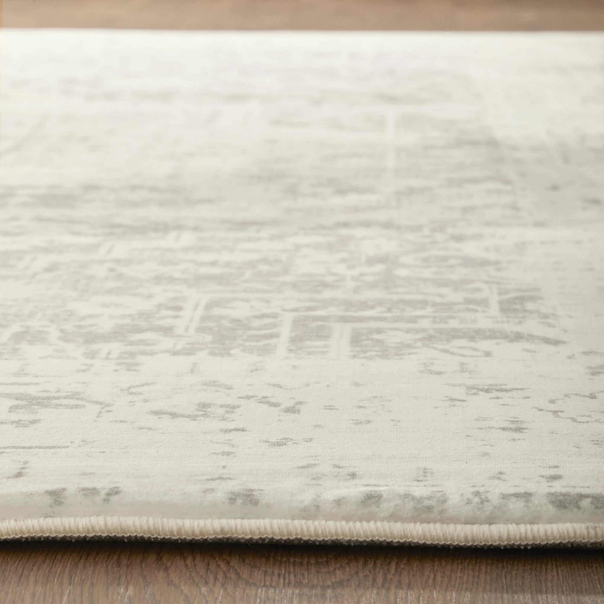 6 Common Ground Rugs Kumo Comfort Mat Asha 290x200cm - Large Soft Memory Foam Rug - Silver, 6 of 8