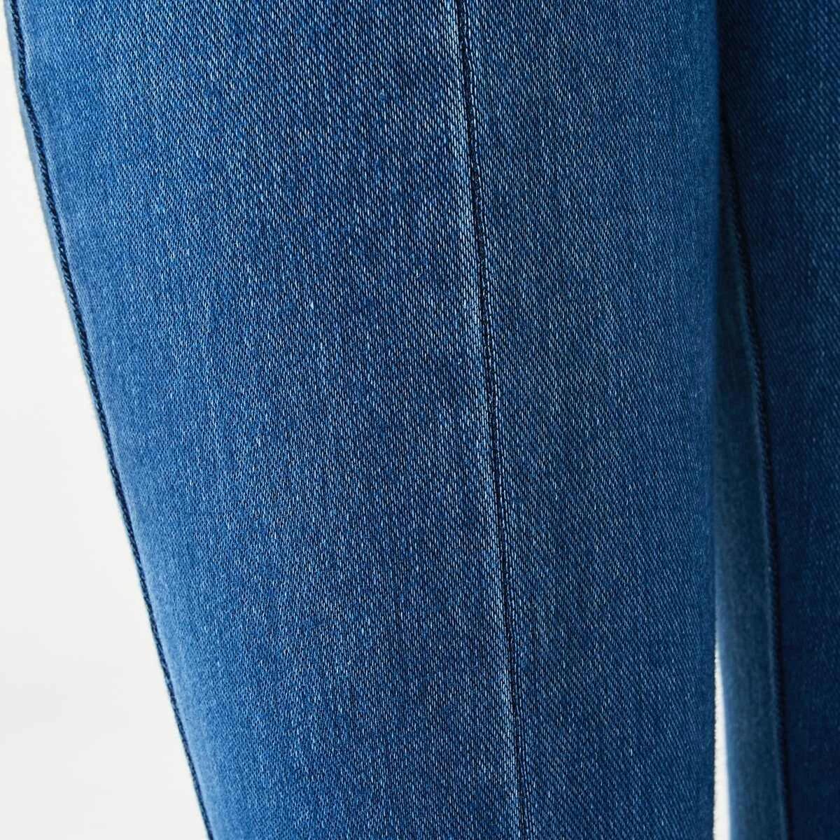 4 Denim Look Leggings Mid Wsh, 4 of 8