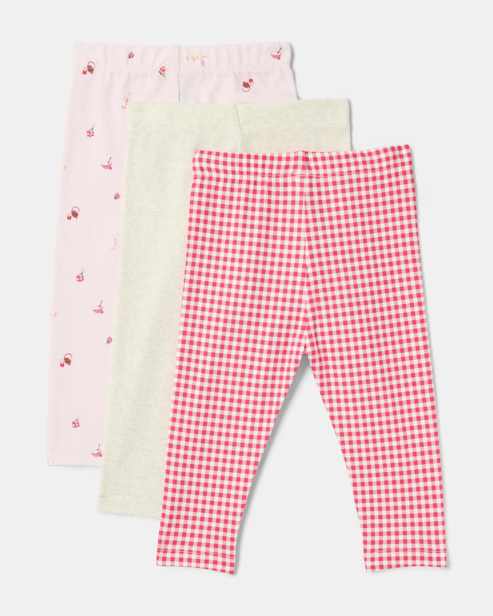 1 3 Pack Print Leggings Picnic, 1 of 8