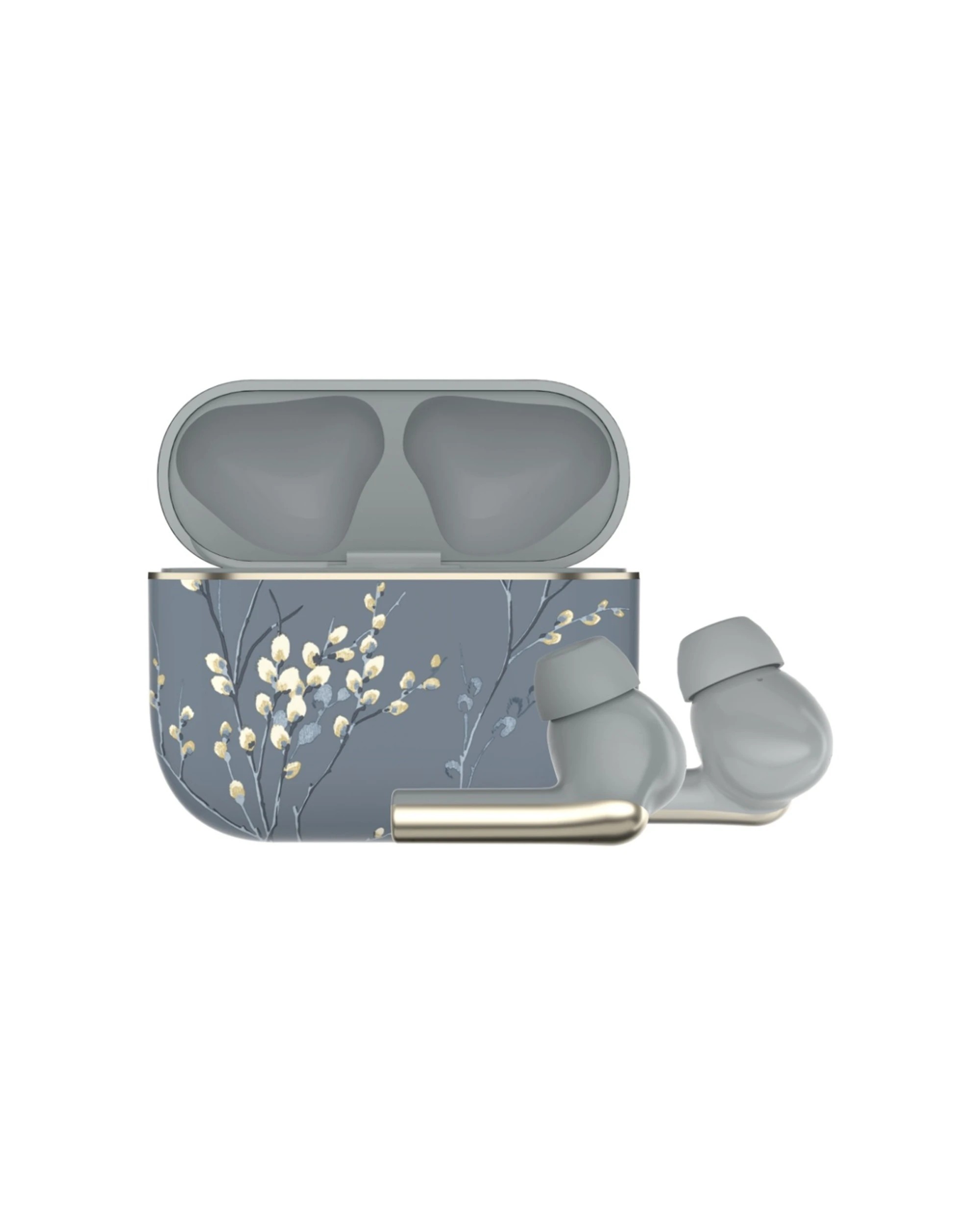 3 Laura Ashley Skylark Earbuds Pussy Willow Wireless Rechargeable Battery - Grey, 3 of 4