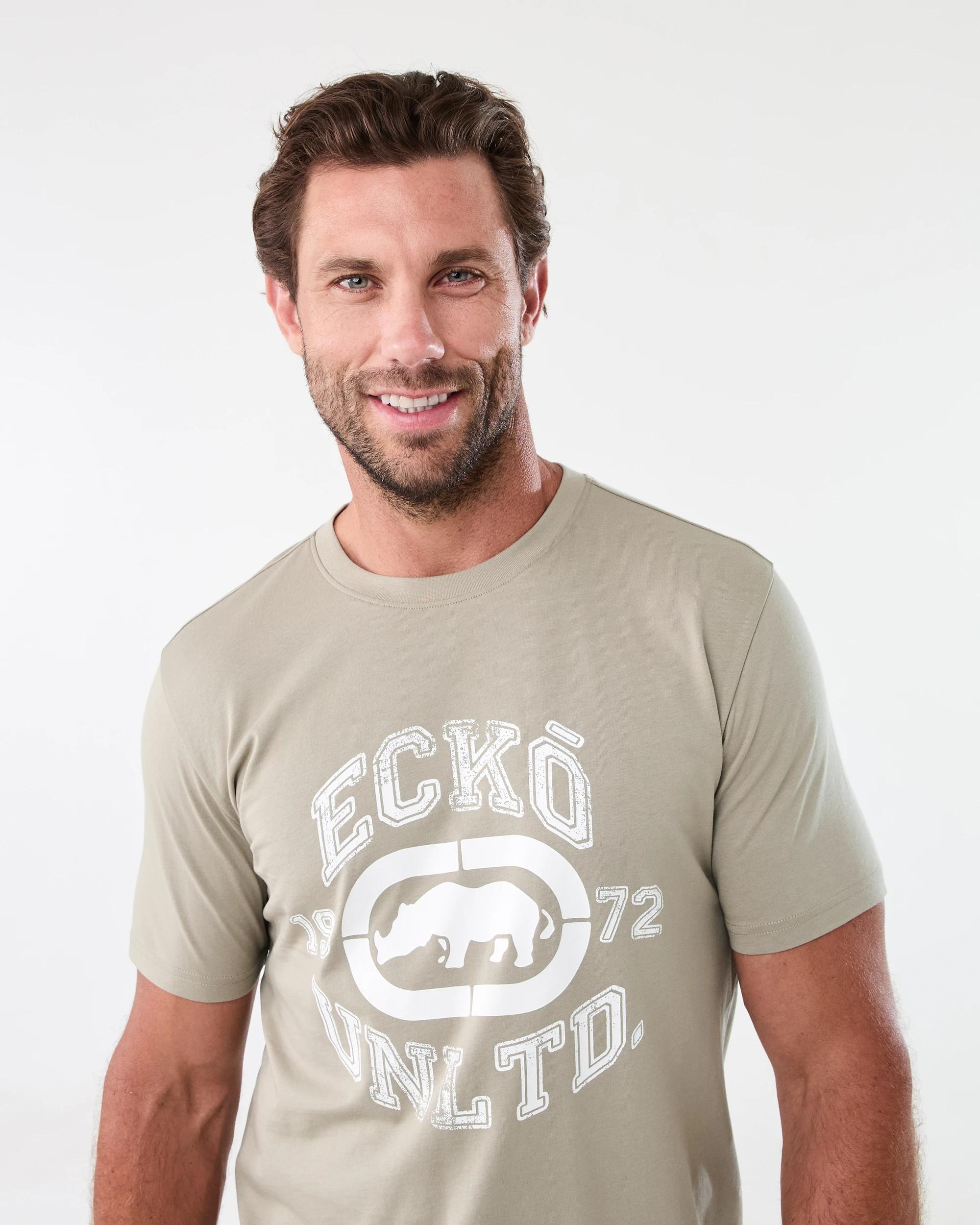 4 Ecko License Longline T-shirt Bge Khaki, 4 of 7