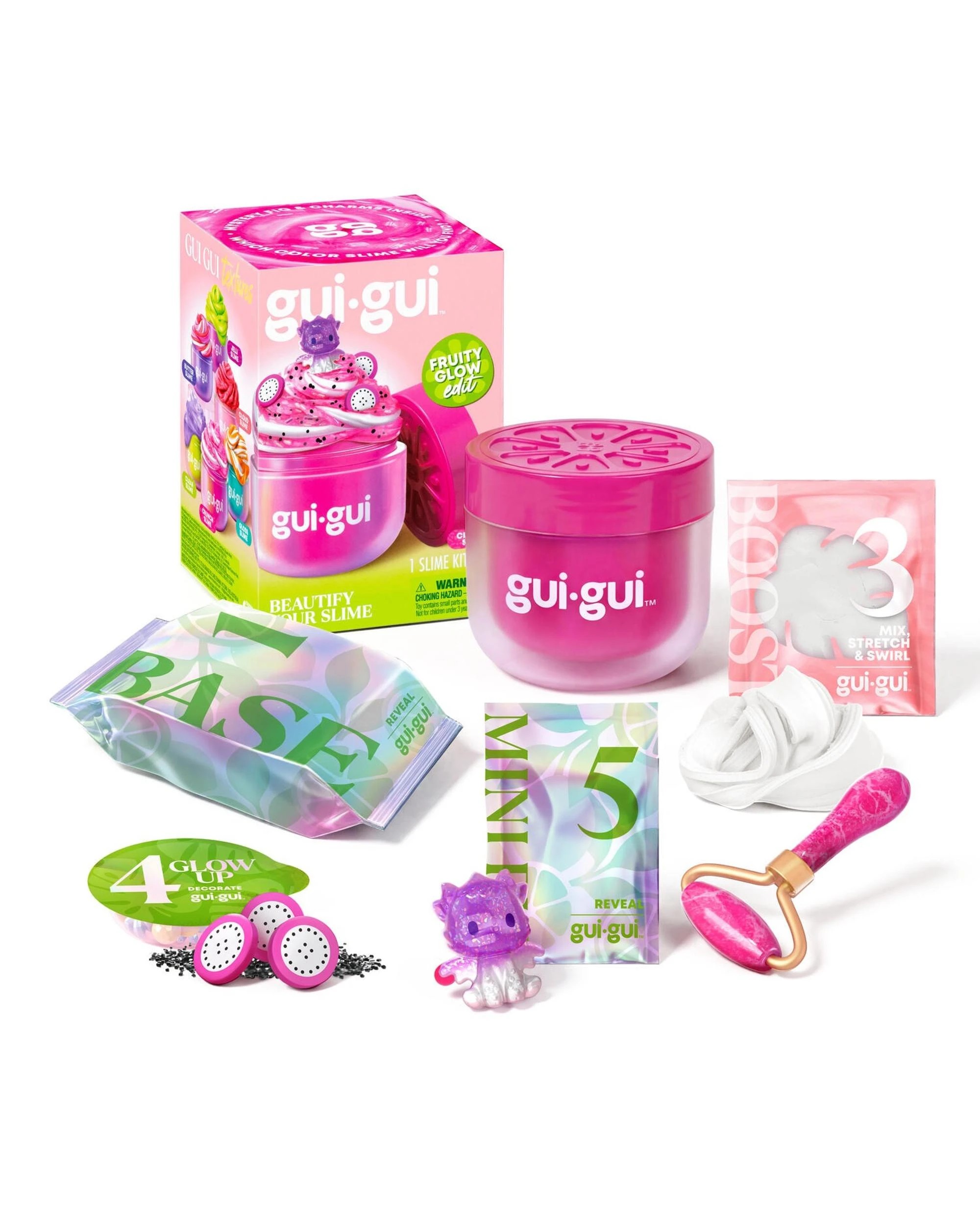 3 Gui Gui Slime Series 2 Fruity Glow Single Pack Assorted, 3 of 9