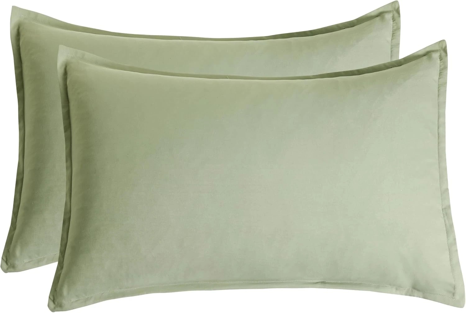 5 CleverPolly 100% Vintage Washed Microfibre Quilt Cover Set - Eucalypt - Double Bed, 5 of 5