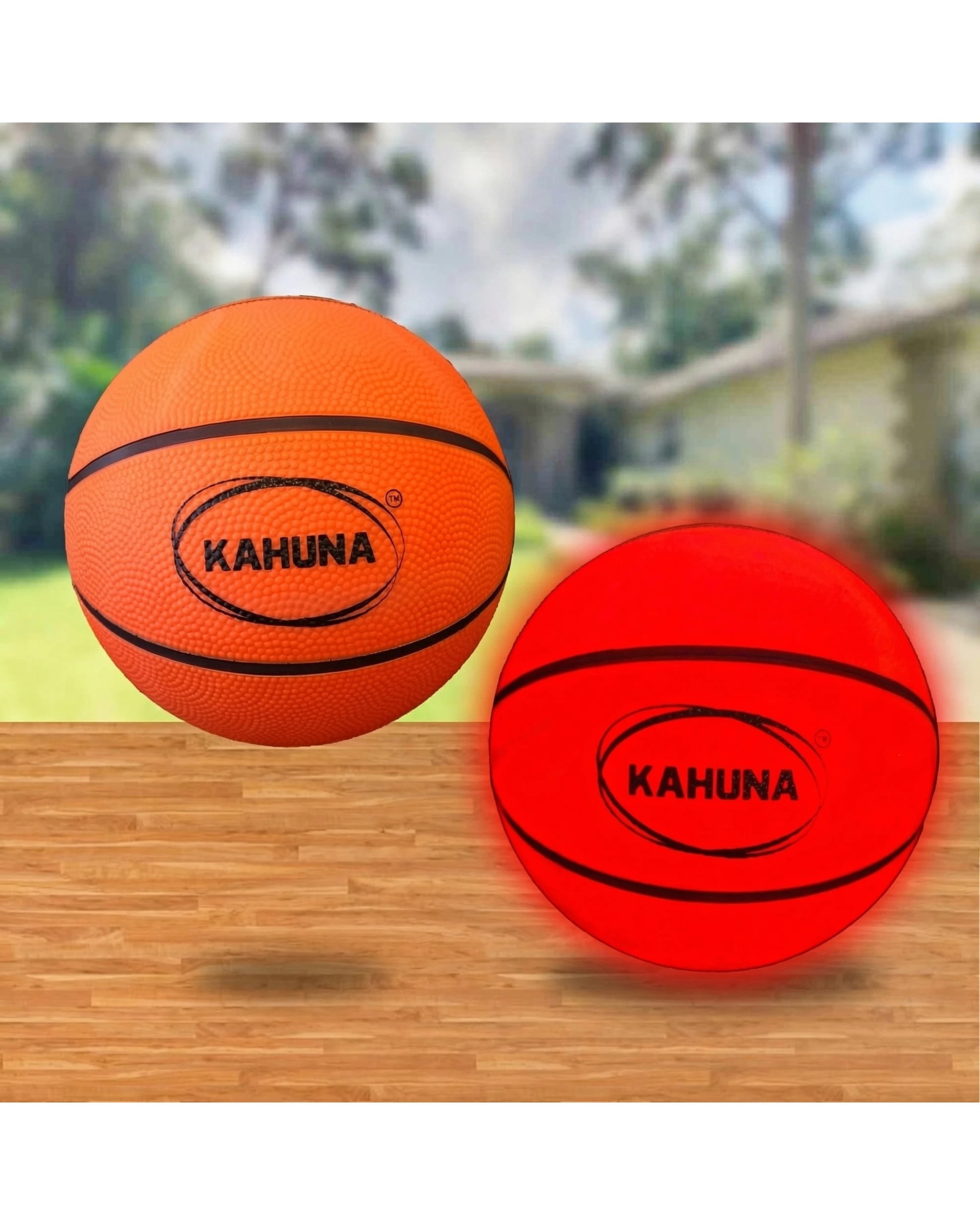 2 Kahuna 14ft Trampoline with LED Basketball Set - Blue, 2 of 9