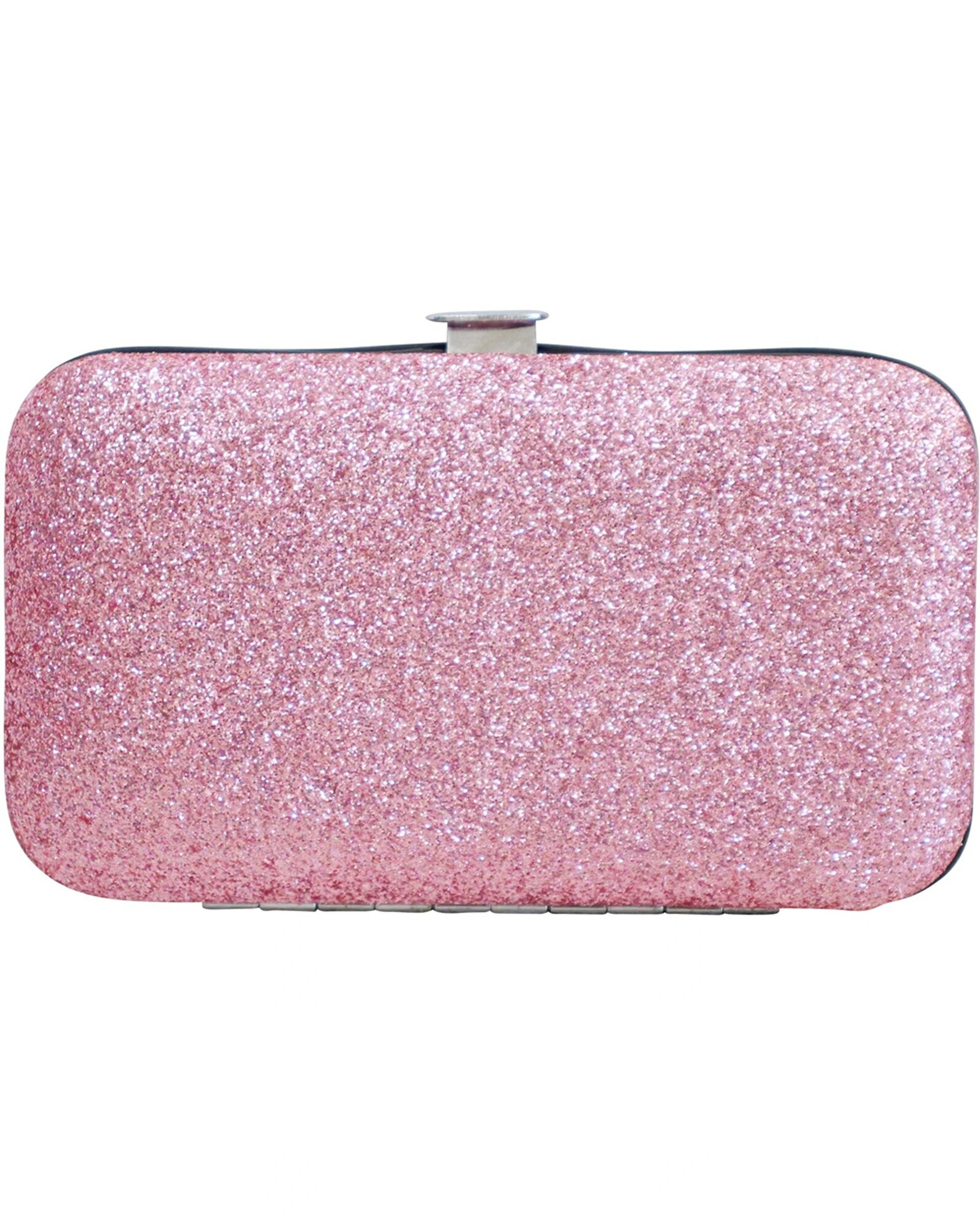 2 LVD 7pc LVD Metal Plastic 10.5cm Manicure Set Clipper Cuticle Kit Glitter - Pink, 2 of 2
