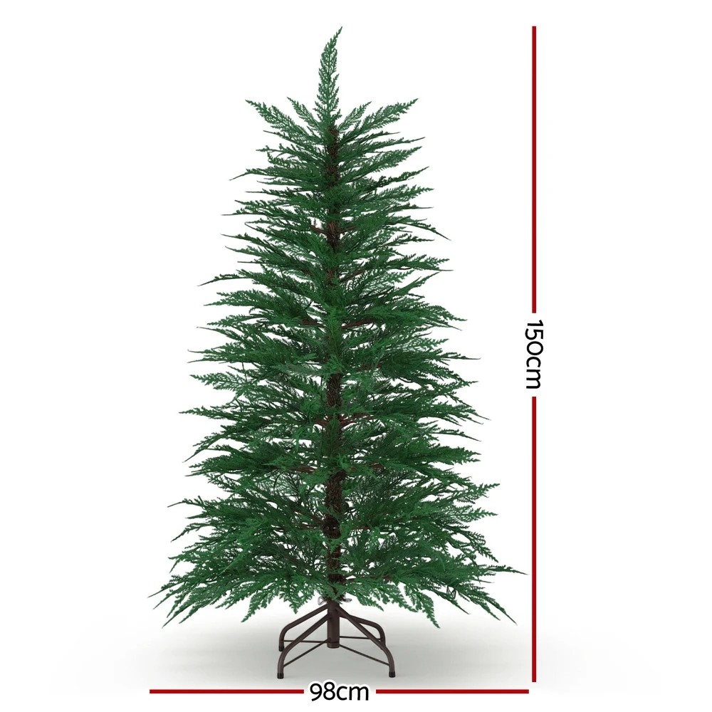 2 Jingle Jollys Christmas Tree 1.5M LED Xmas Tree Sparse 263 Tips Party Decoration - Green, 2 of 7