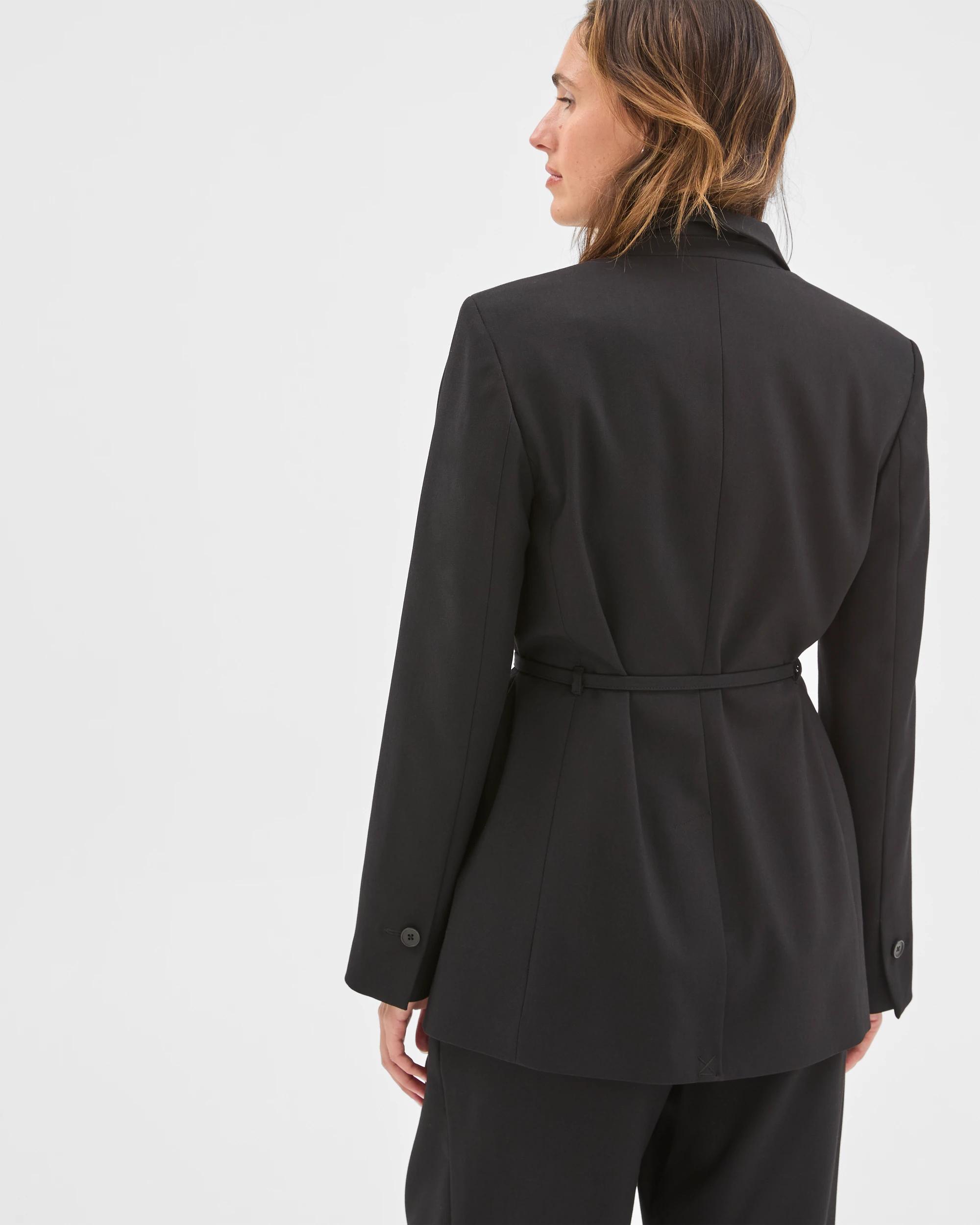 8 Preview Belted Detail Blazer BLACK, 8 of 8