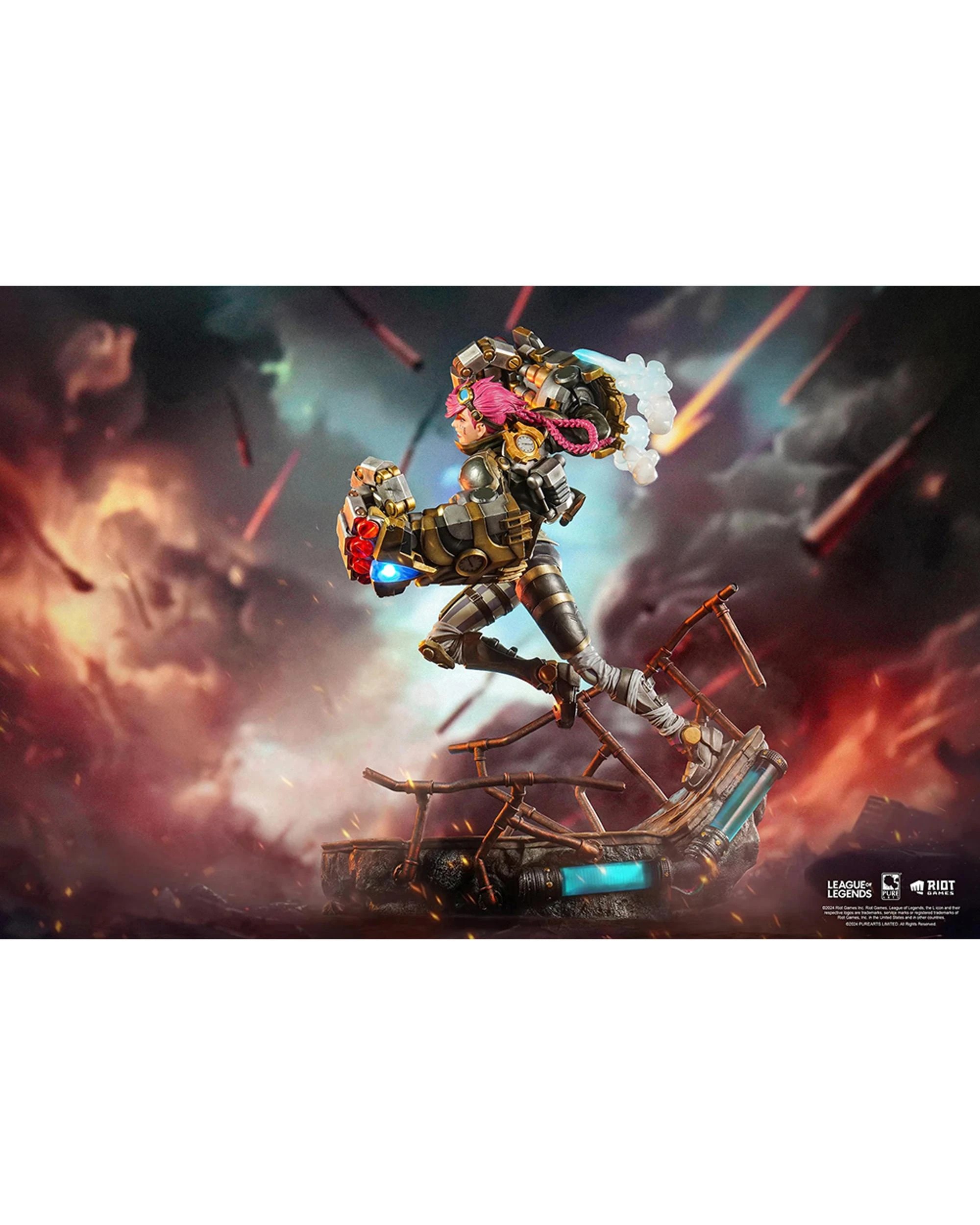 5 Pure Arts League of Legends: Vi 1:6 Scale Statue, 5 of 10