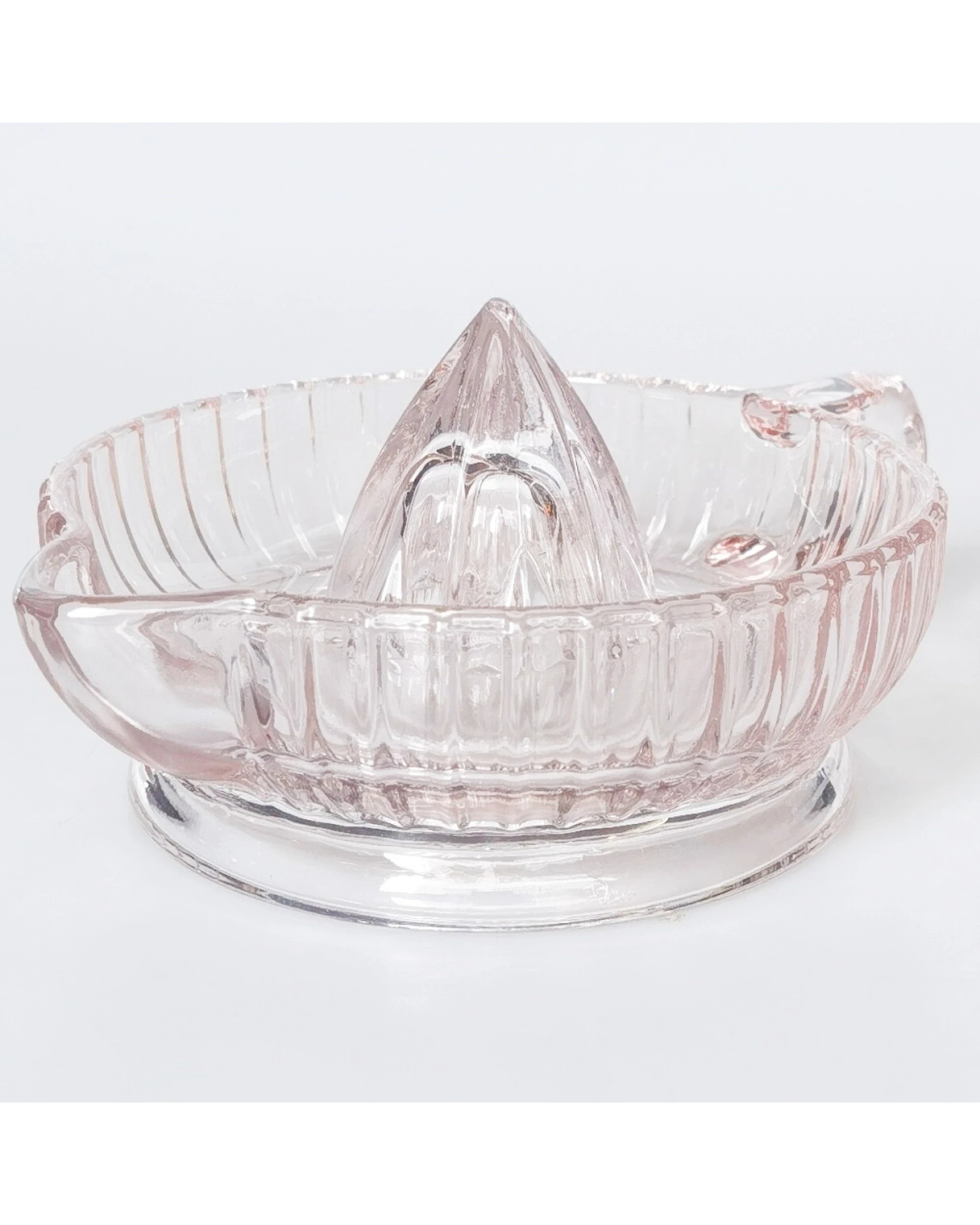 2 Urban Products Mari Glass Citrus Juicer Reamer With Handle 17cm - Pink, 2 of 2