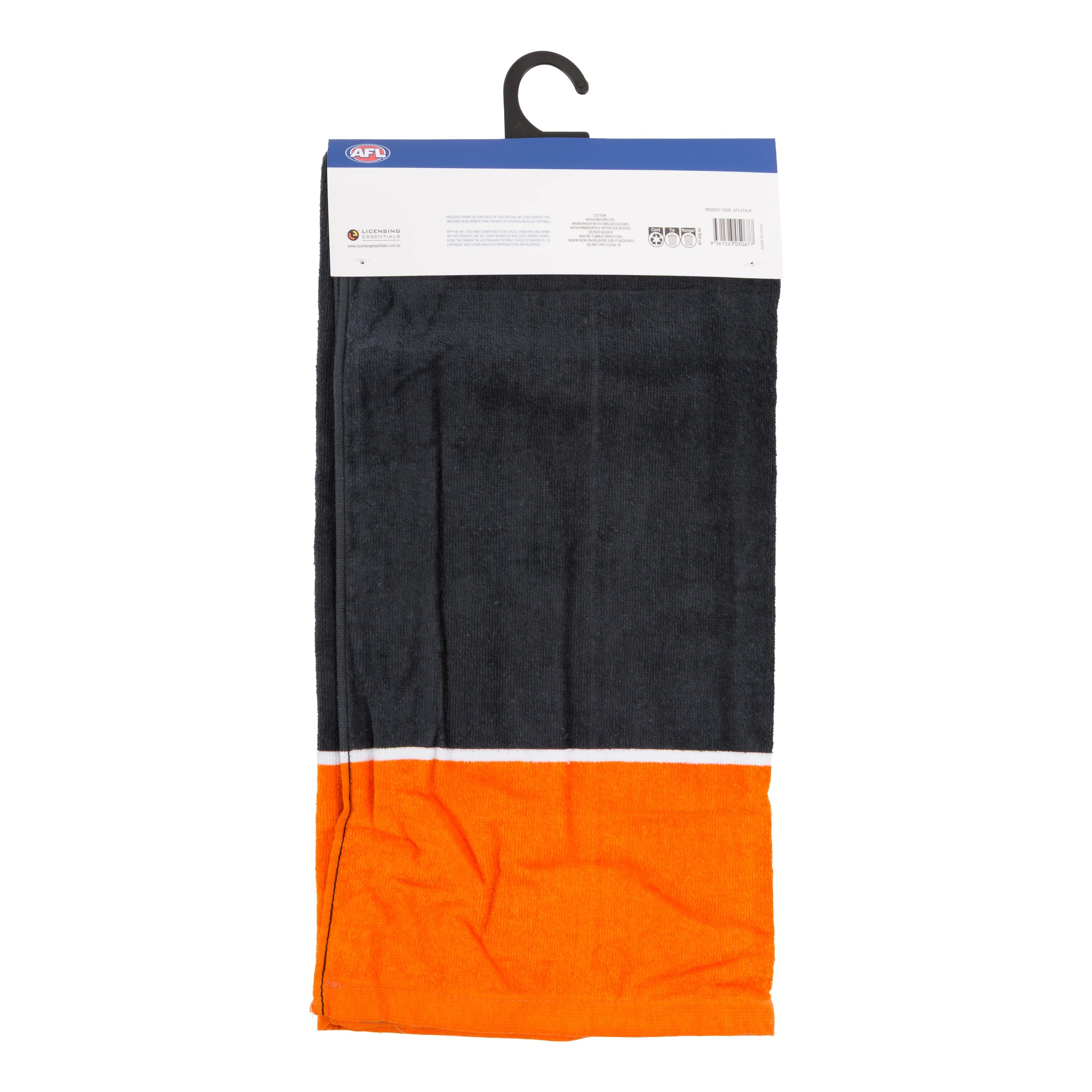 4 AFL Greater Western Sydney Giants Cotton Beach Towel, 4 of 4