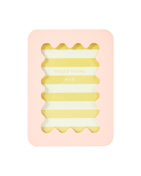 Cut Out Photo Frame 4in. x 6in. - Peach