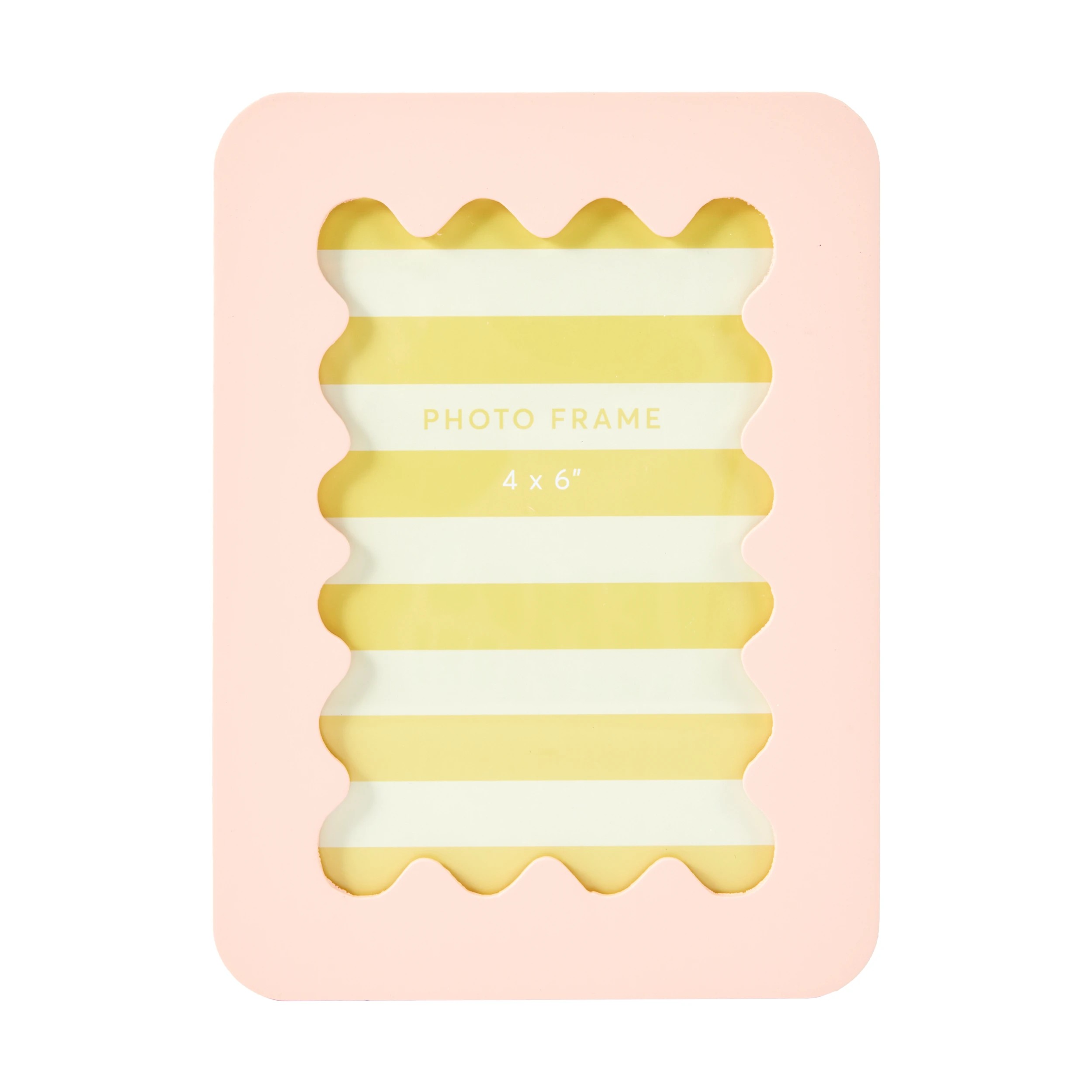 1 Cut Out Photo Frame 4in. x 6in. - Peach, 1 of 4