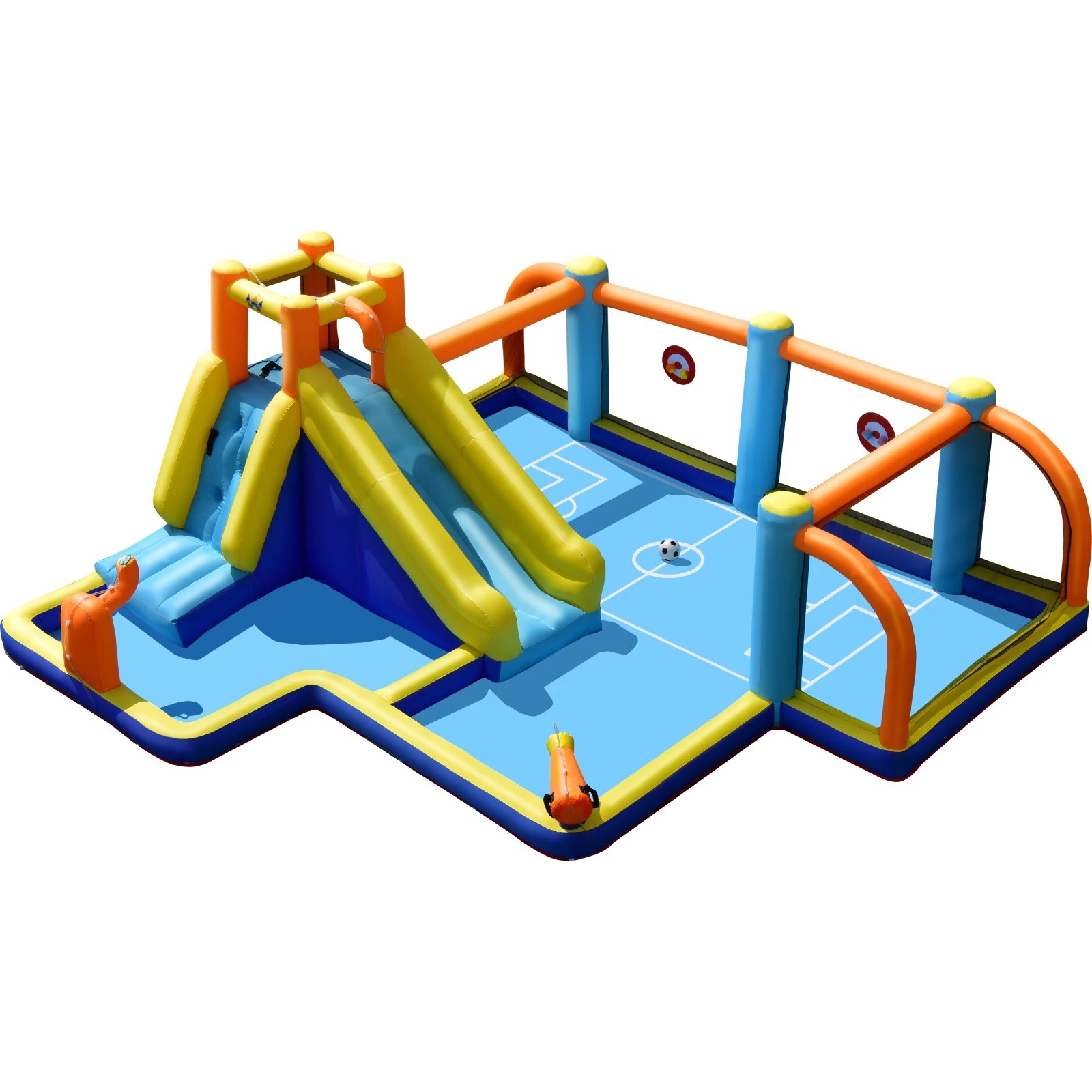 1 Costway Inflatable Water Bounce Castle Soccer Jumping House NO Blower, 1 of 1