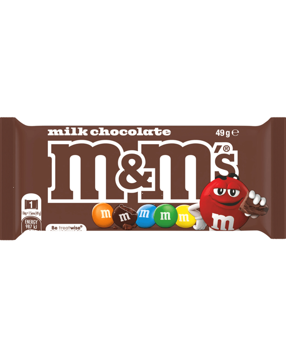 M&M's Milk Chocolate Singles Bag 49g