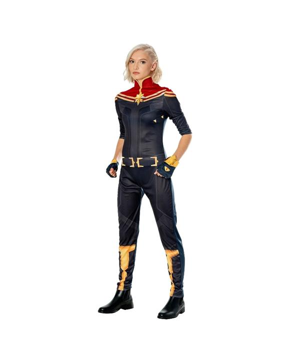 Marvel Captain Marvel Deluxe Adult Women Costume Size S - Multi