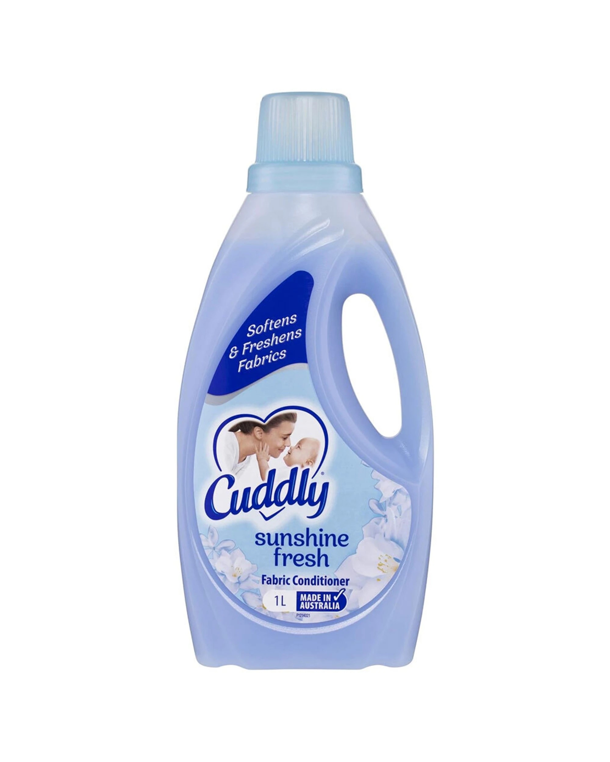2 Cuddly 6PK Laundry Liquid Fabric Softener Conditioner Sunshine Fresh 1L - Blue, 2 of 3
