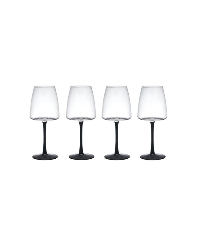 Mikasa 4pc Palermo Crystal Wine Glass Set 400ml - C