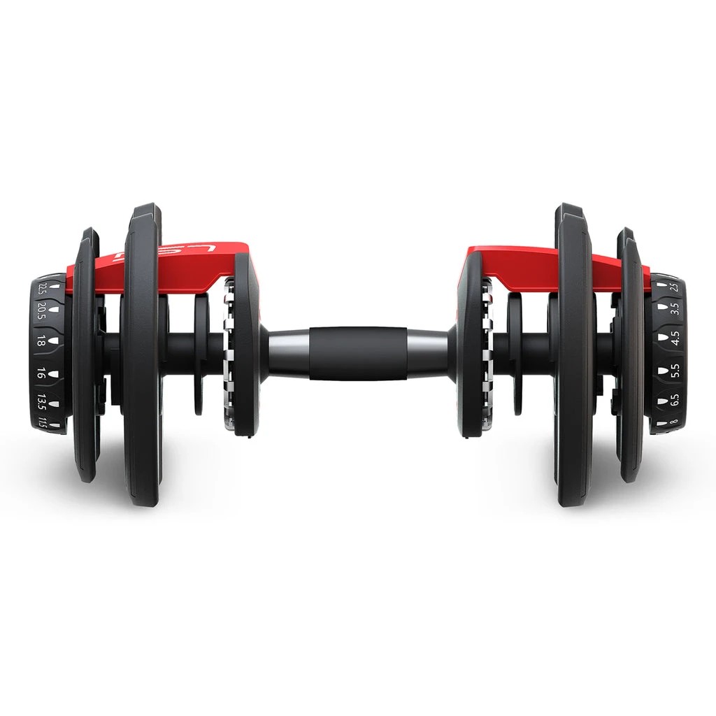 8 LSG 52.5lbs Adjustable Dumbbell Pair with Stand - Black, 8 of 10