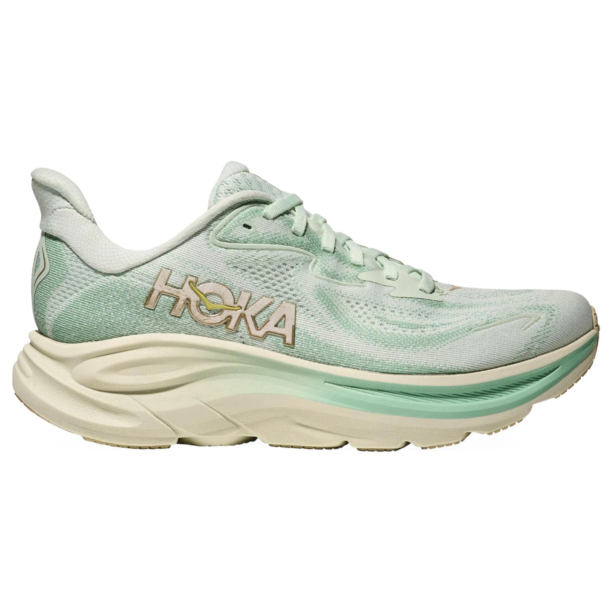 2 Hoka Womens Clifton 10 Athletic Running Shoes SEA GLASS, 2 of 7