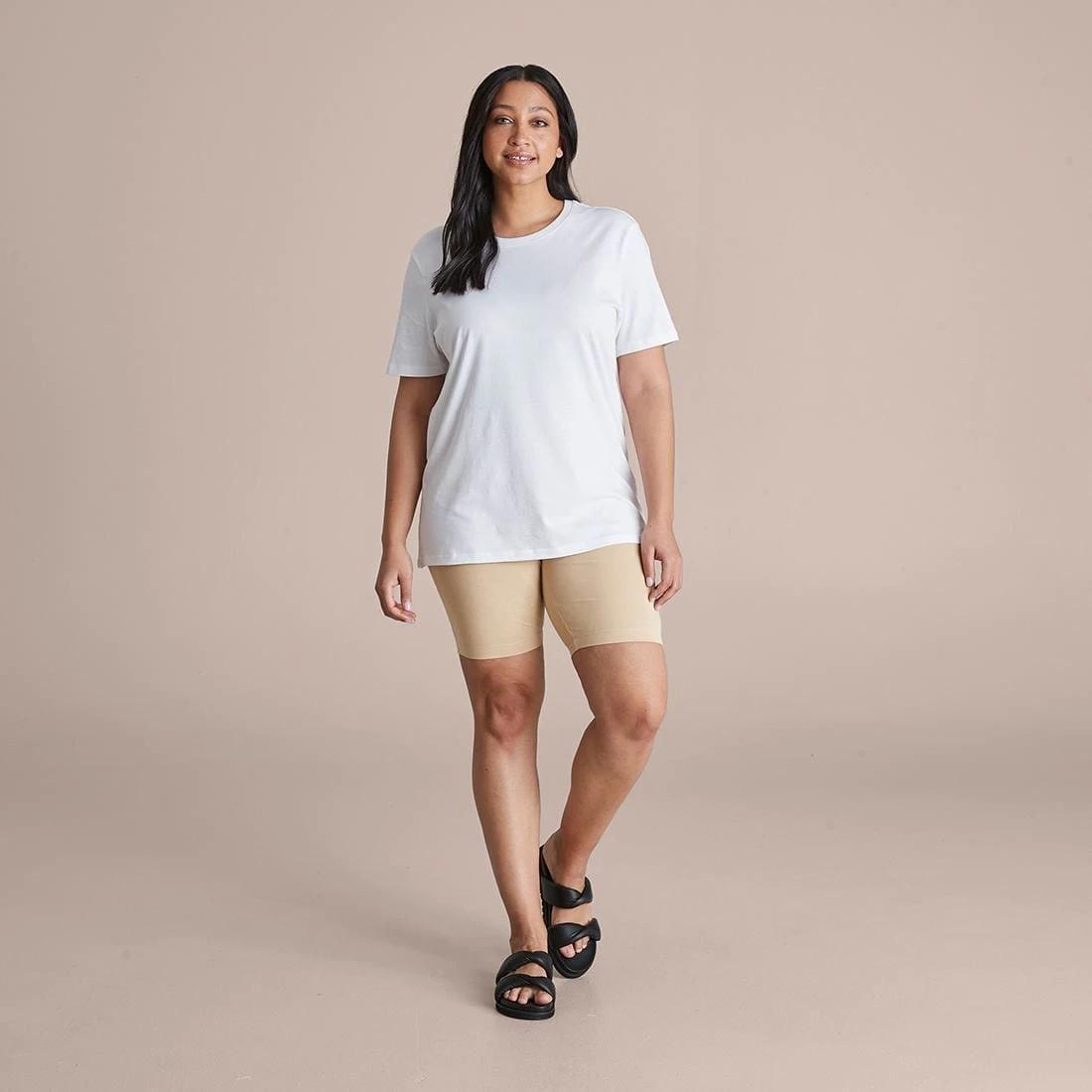 4 Target Curve Organic Cotton Bike Shorts NATURAL, 4 of 5