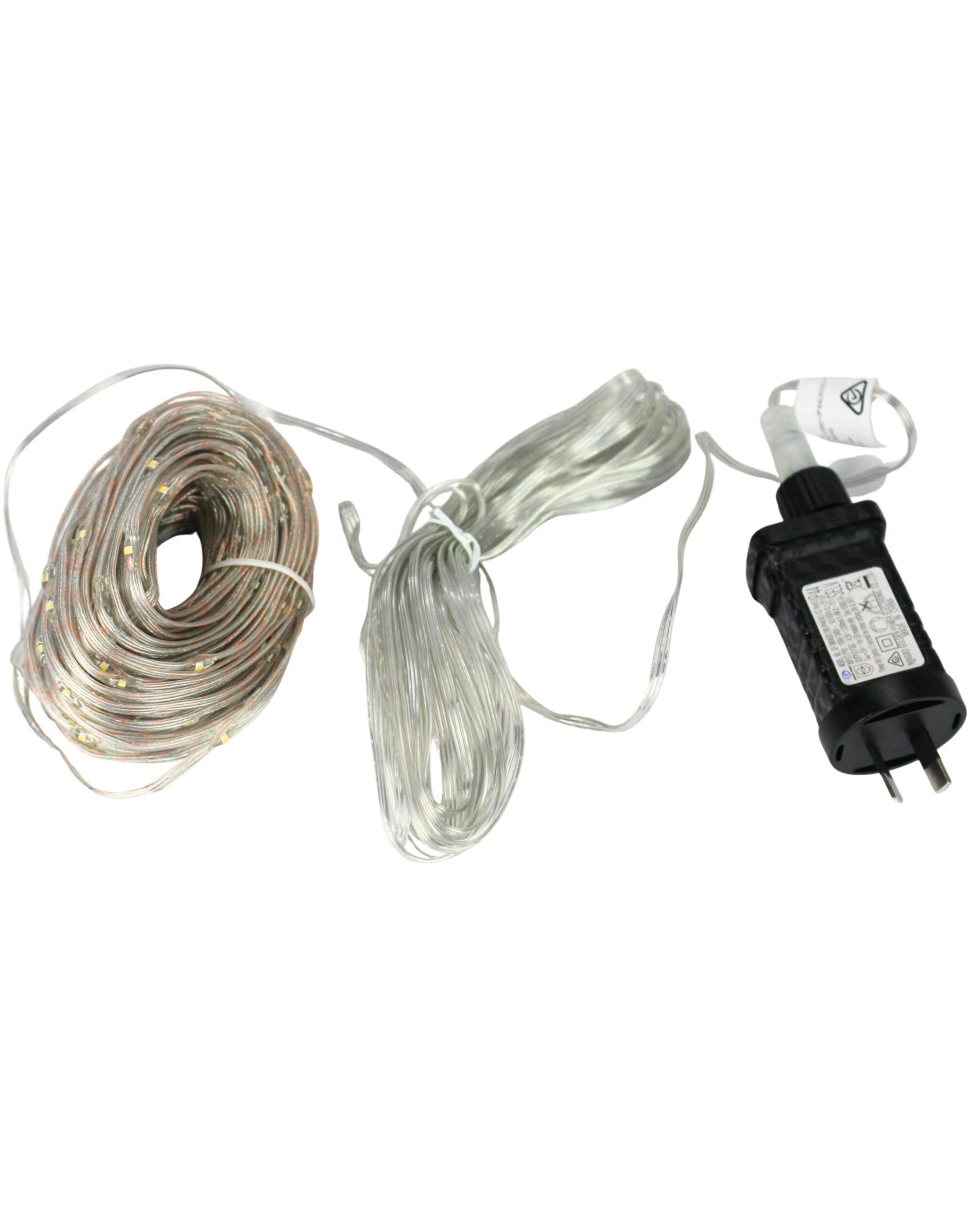 5 Lexi Lighting 200 Warm LED Waterfall Twister Lights 19.9m - White, 5 of 7