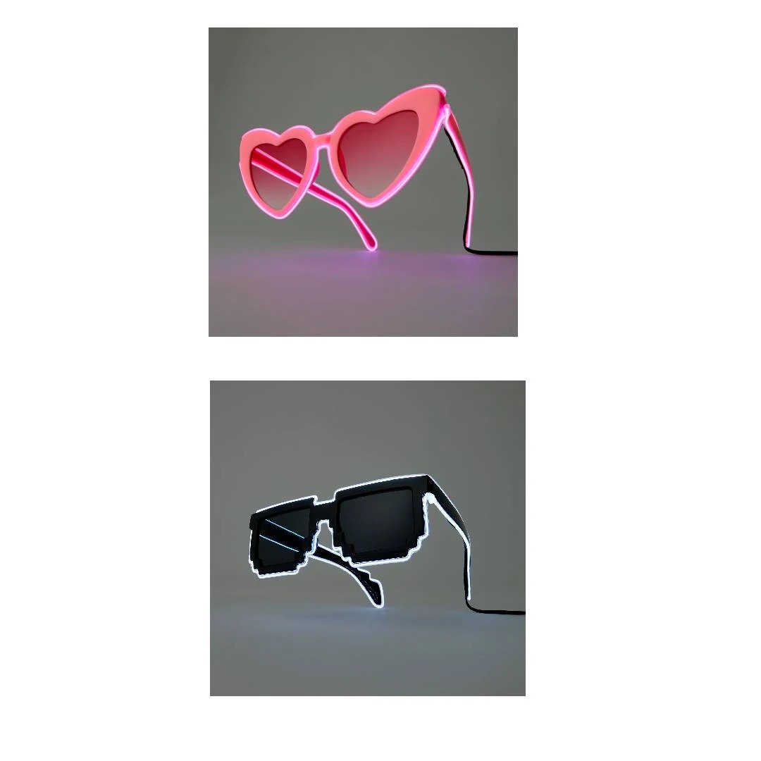 3 Light Up Glasses - Assorted, 3 of 6