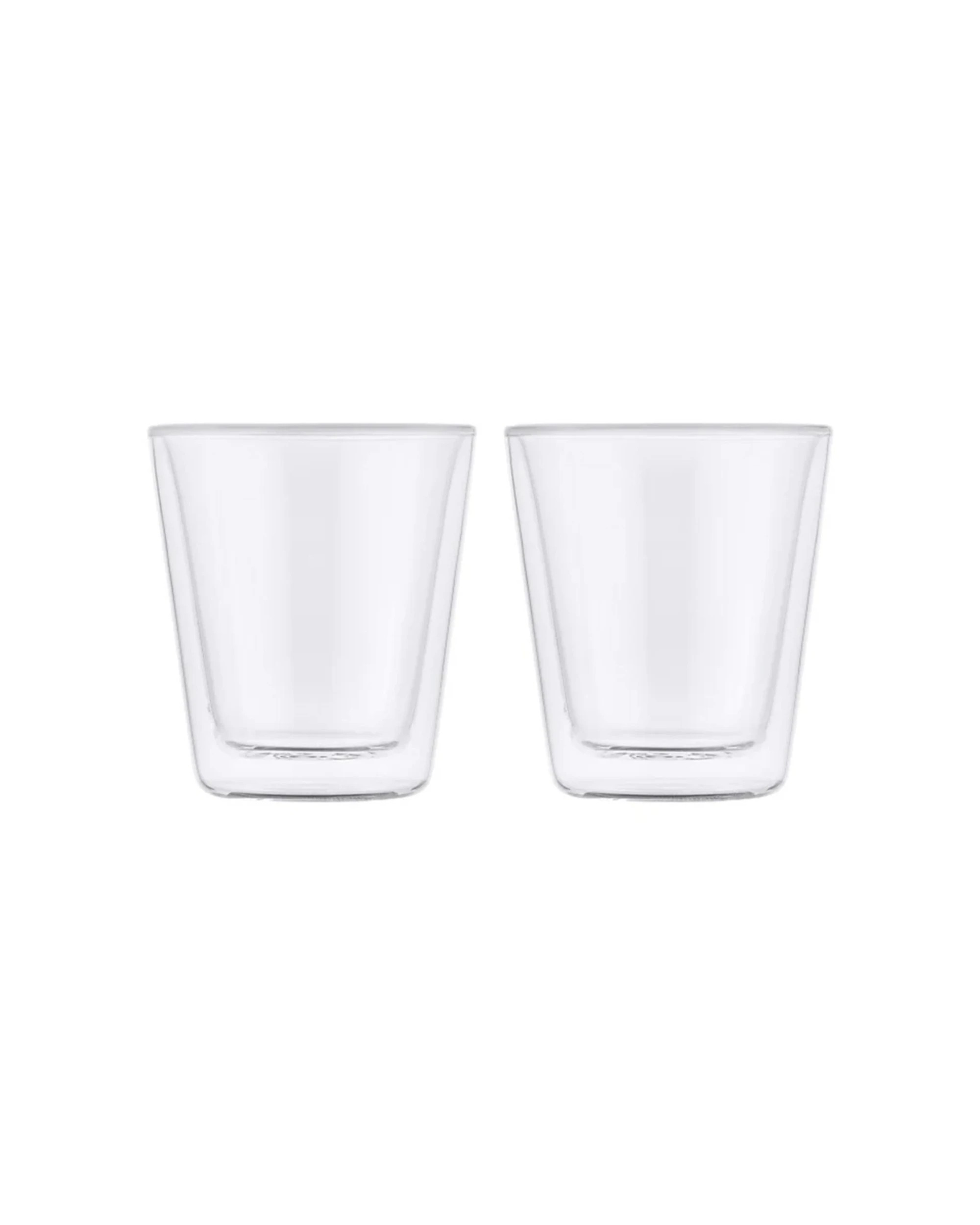 1 Maxwell & Williams 2pc Blend Double Wall Conical Glass Cup Set 200ml
 - Plain, 1 of 3